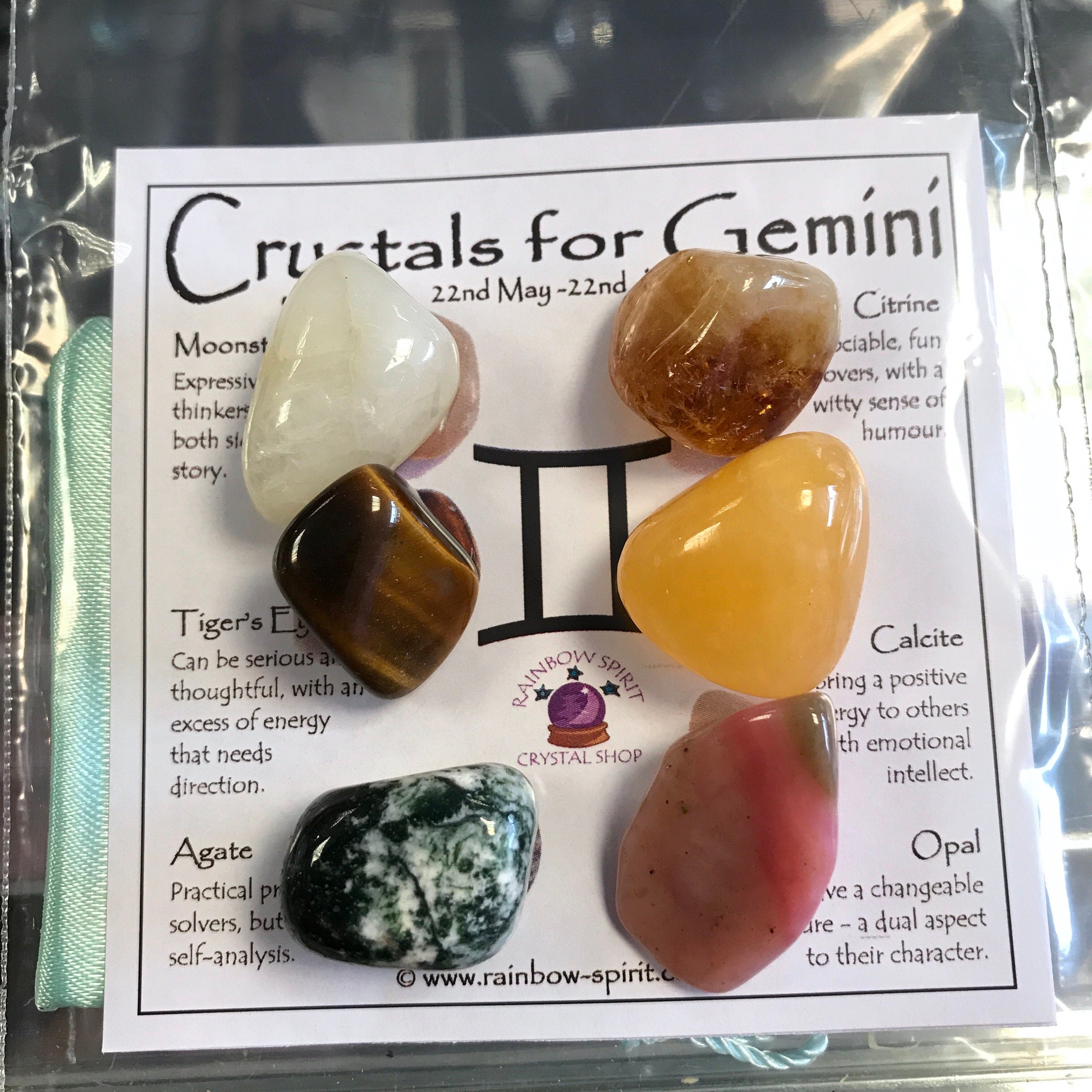 Gemini Birthstones Crystal Set