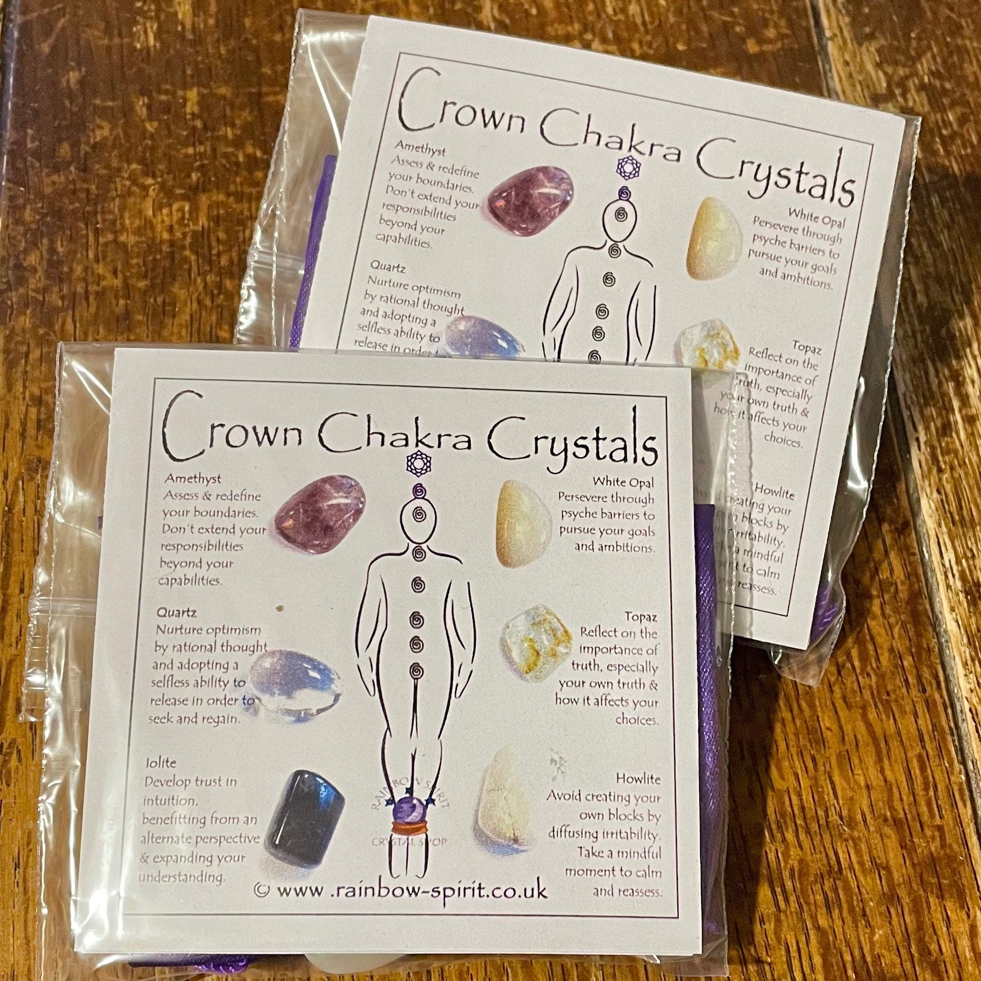 Crown Chakra Crystal Set