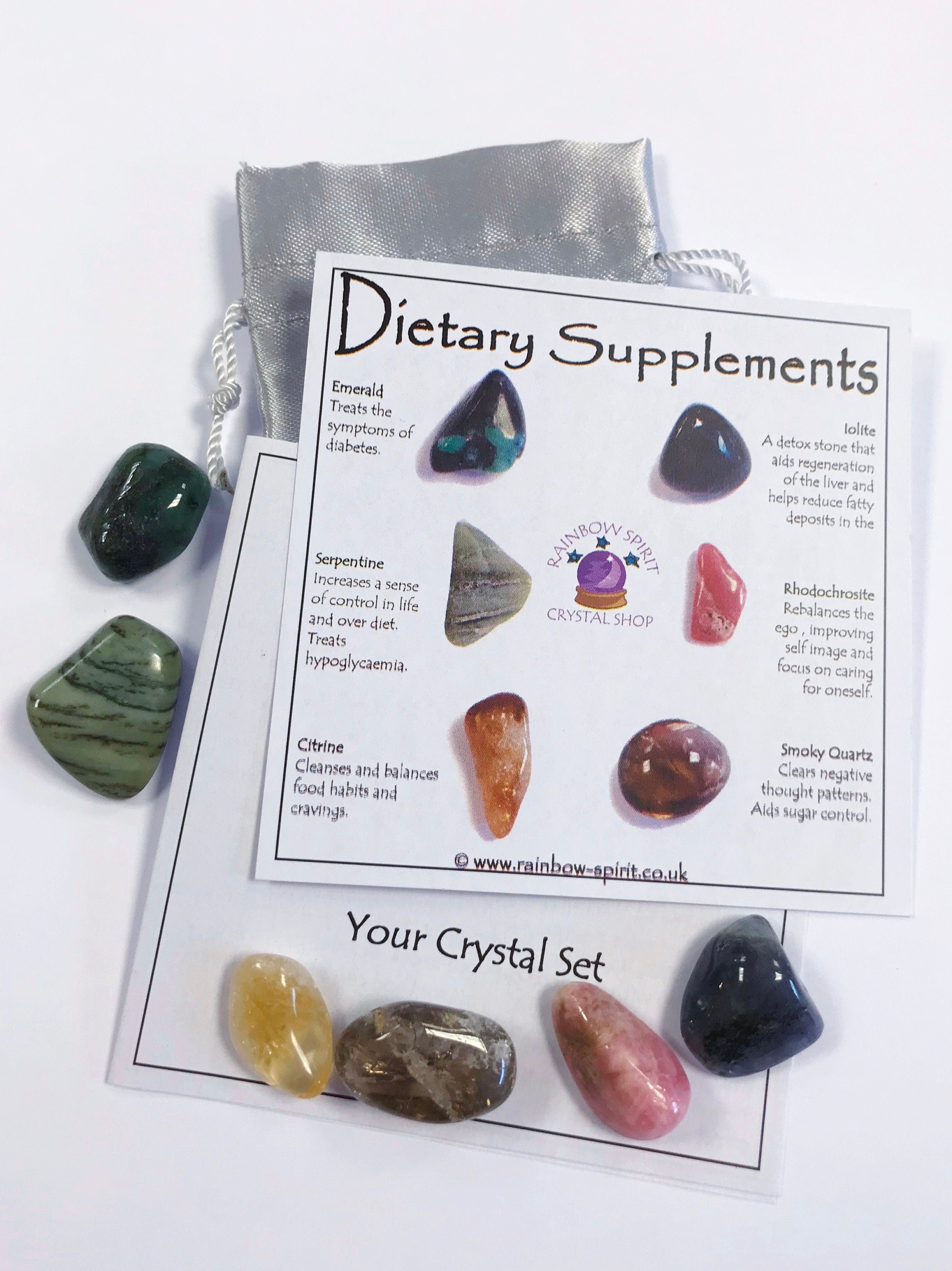Dietary Supplements Crystal Set