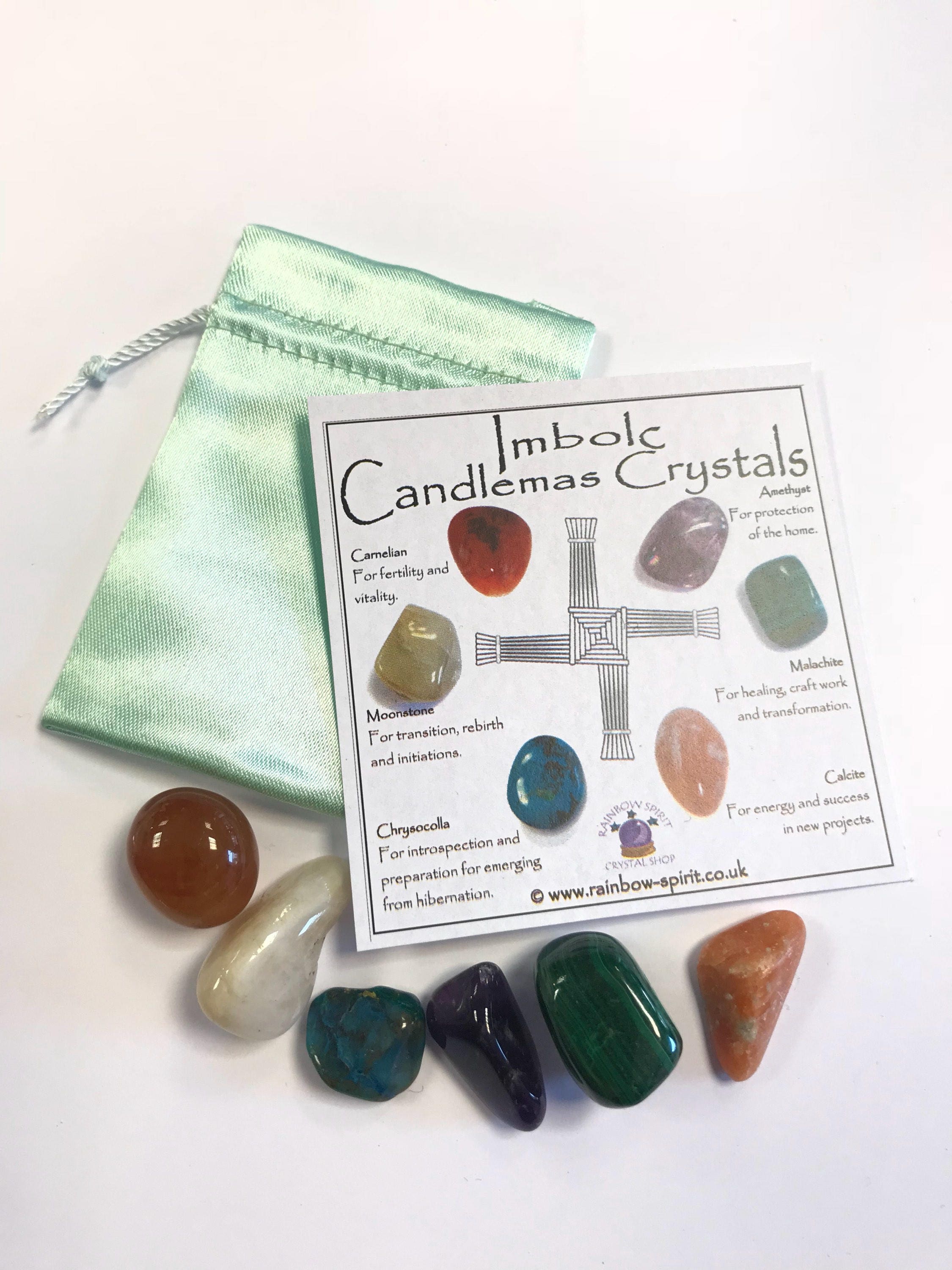 Imbolc Candlemas Crystal Set