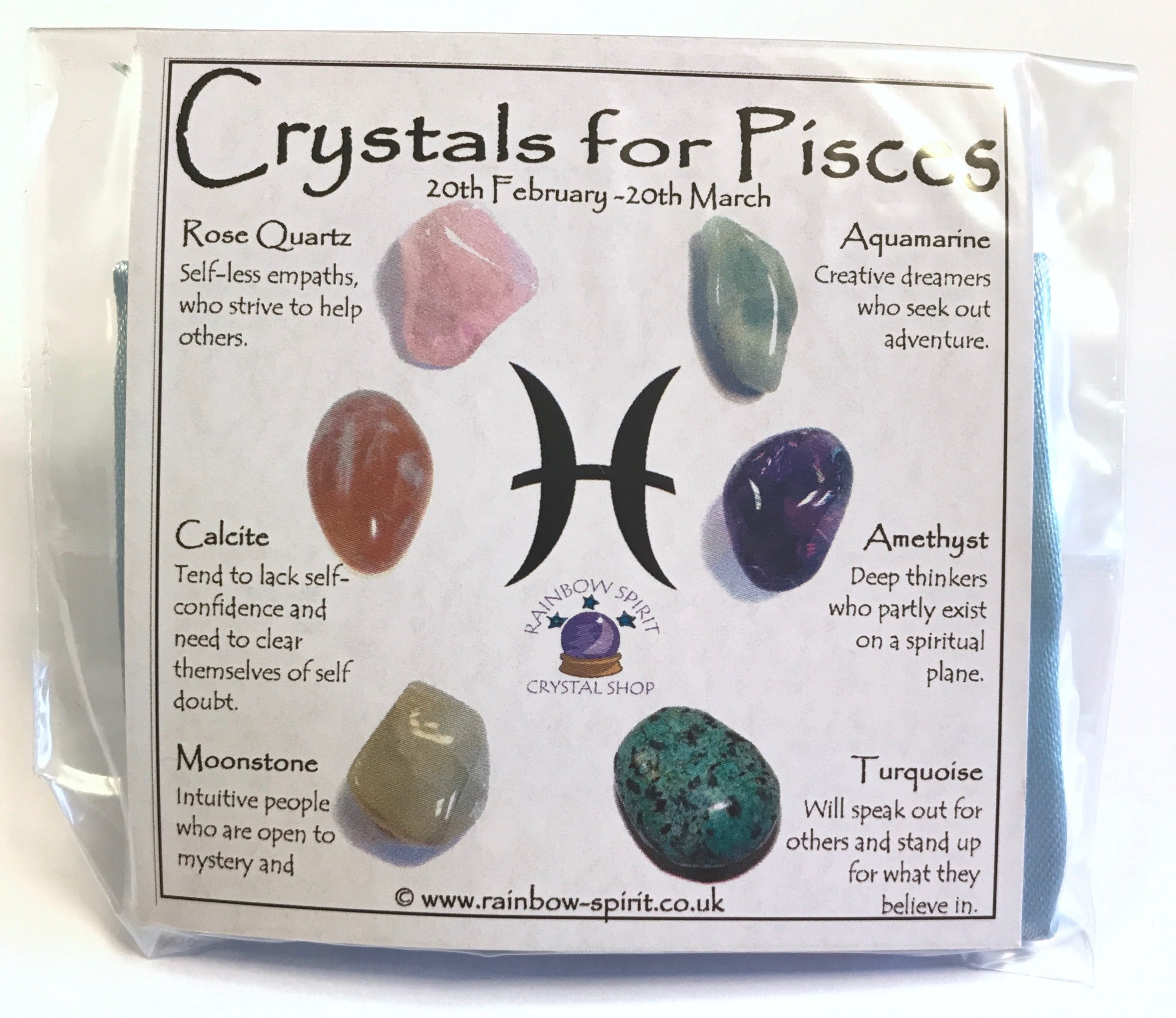 Pisces Birthstones Crystal Set