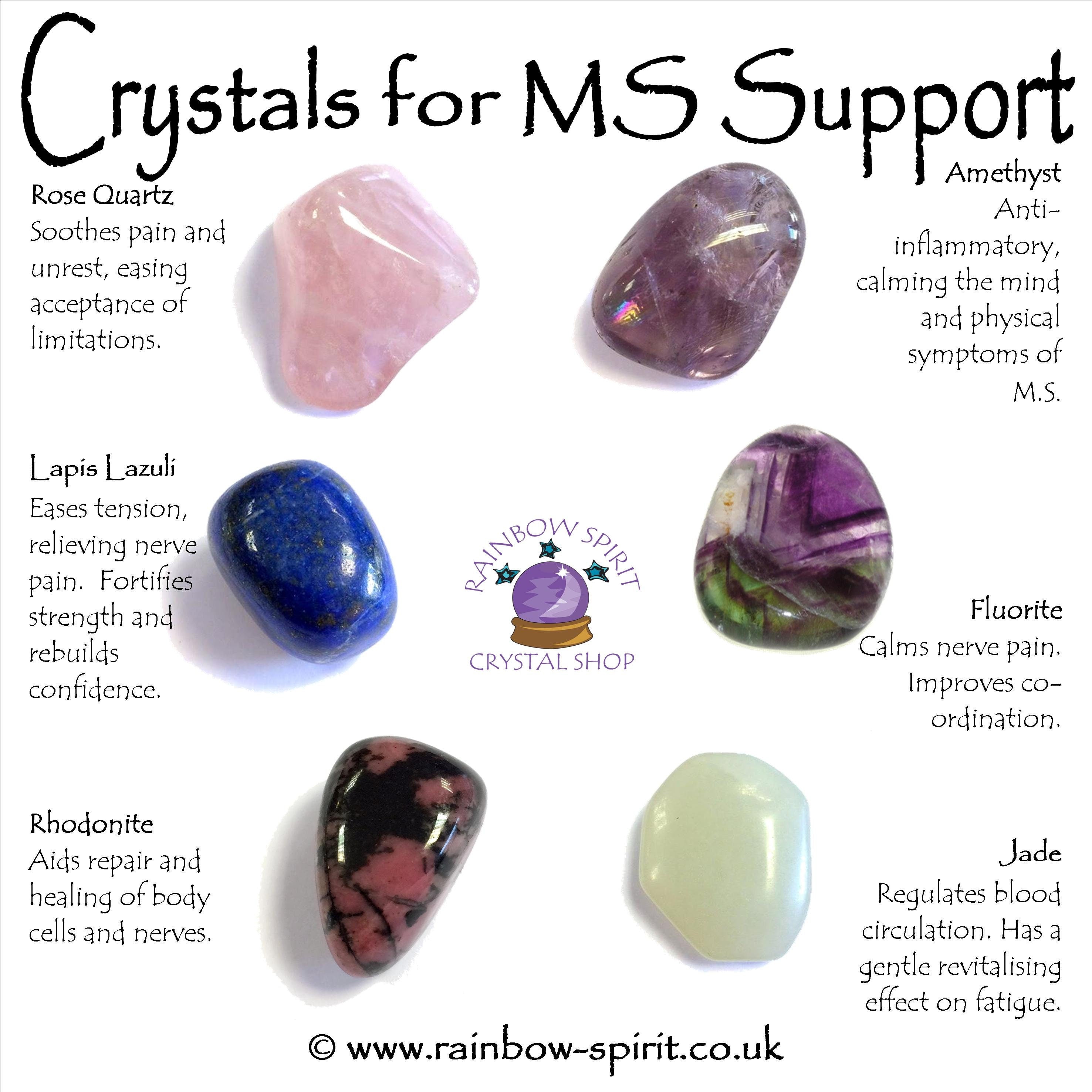 Multiple Sclerosis MS Crystal Support Set