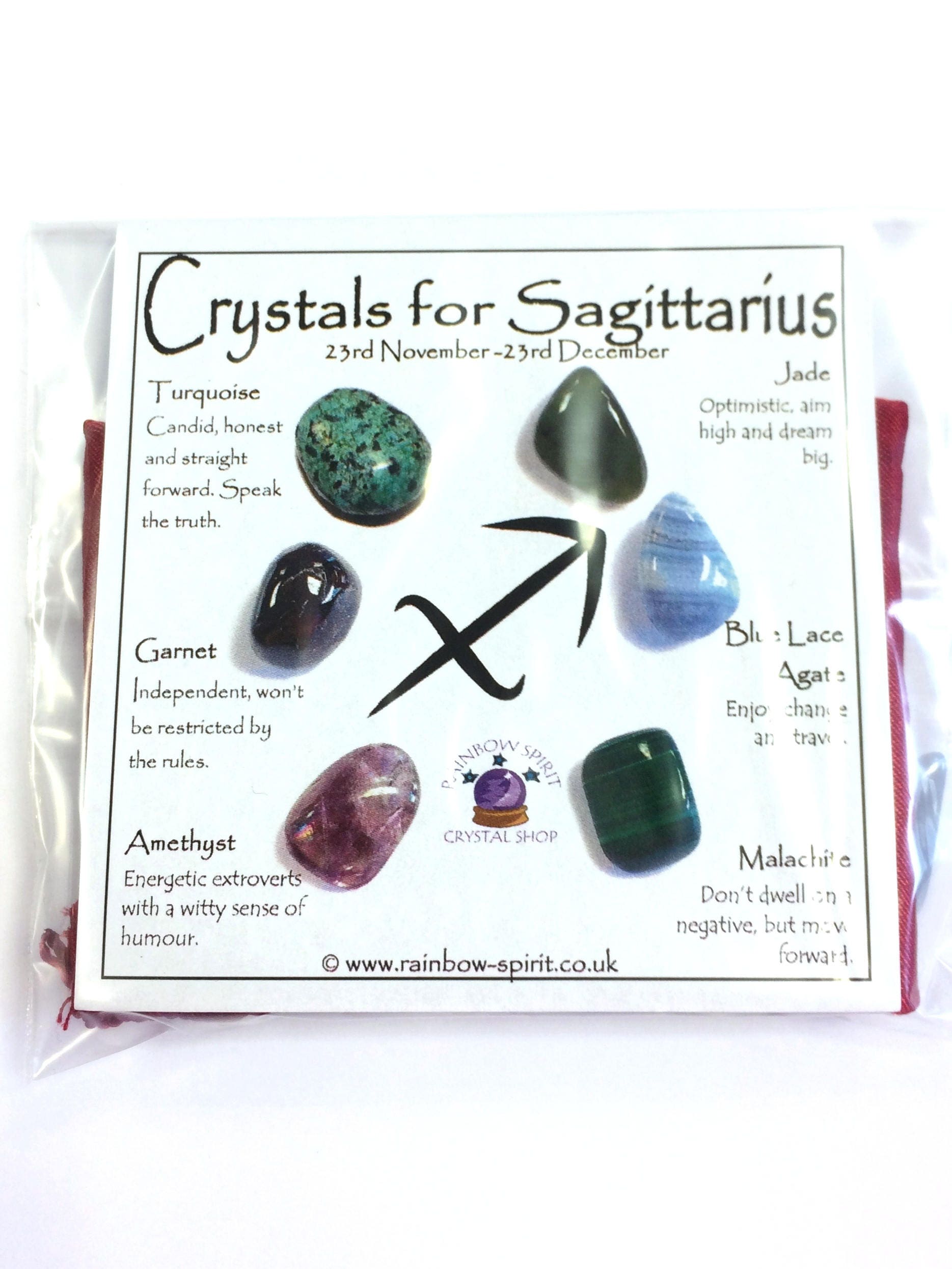 Sagittarius Birthstones Crystal Set