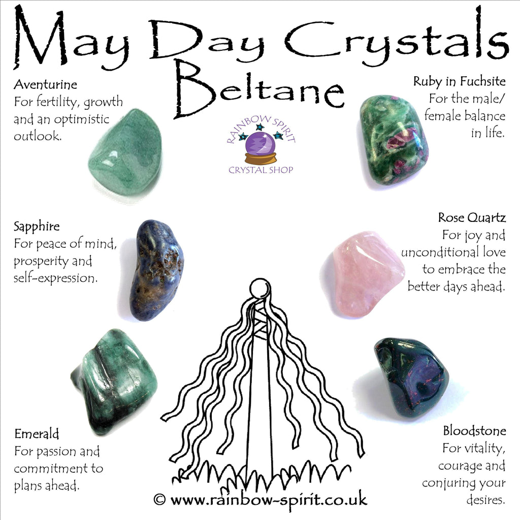 May Day Beltane Crystal Set