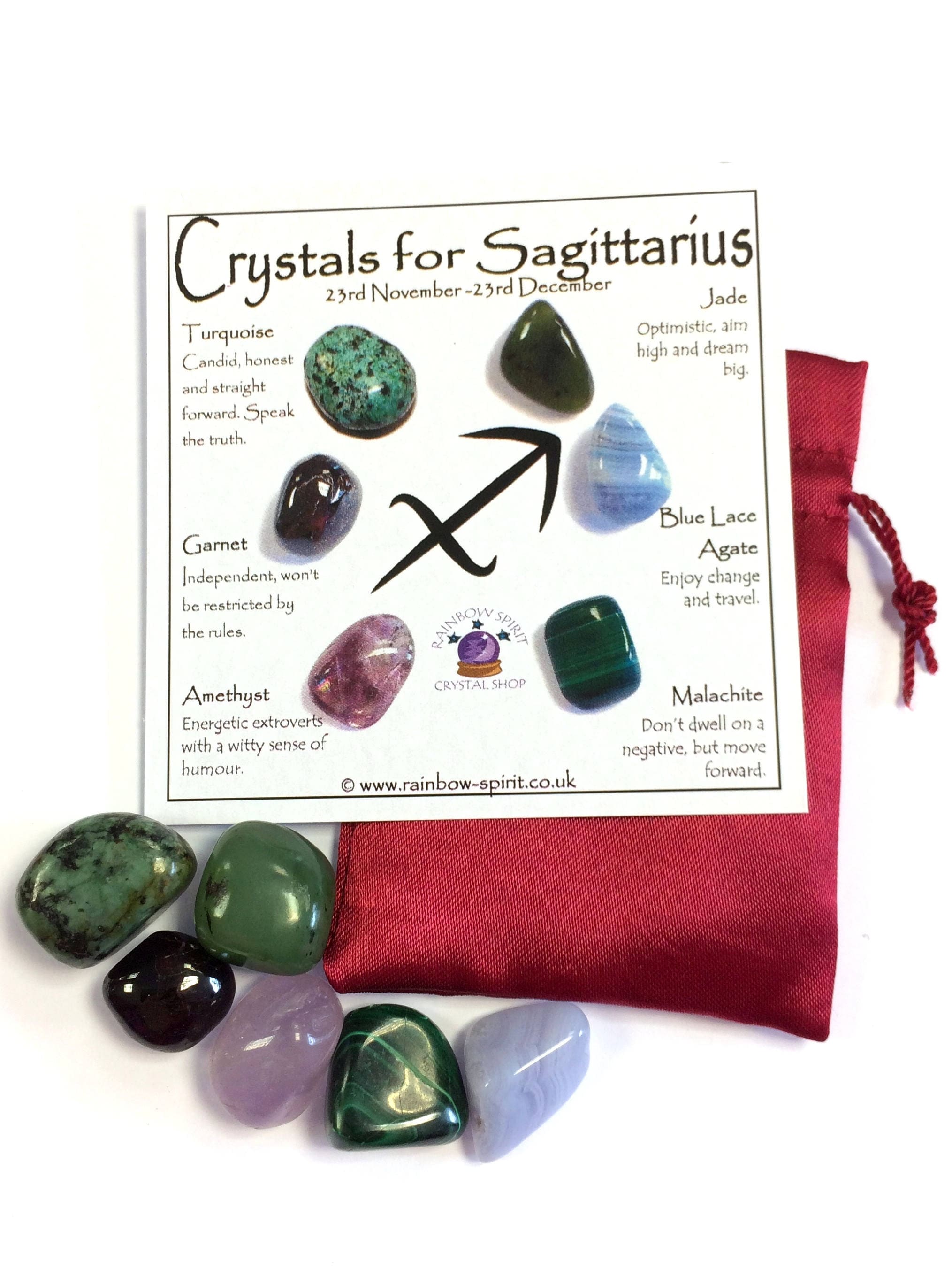 Sagittarius Birthstones Crystal Set