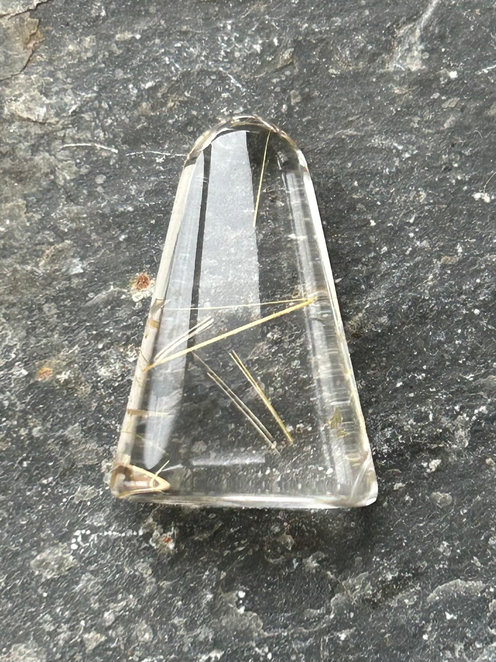 Rutile Quartz Healing Tool