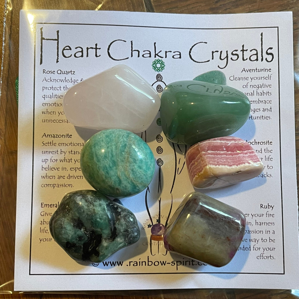 Heart Chakra Crystal Set
