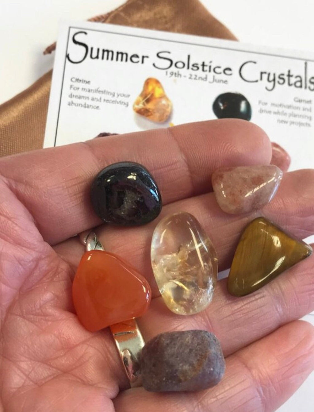 Summer Solstice Litha Crystal Set