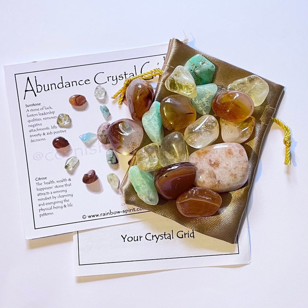 Abundance Crystal Grid Set