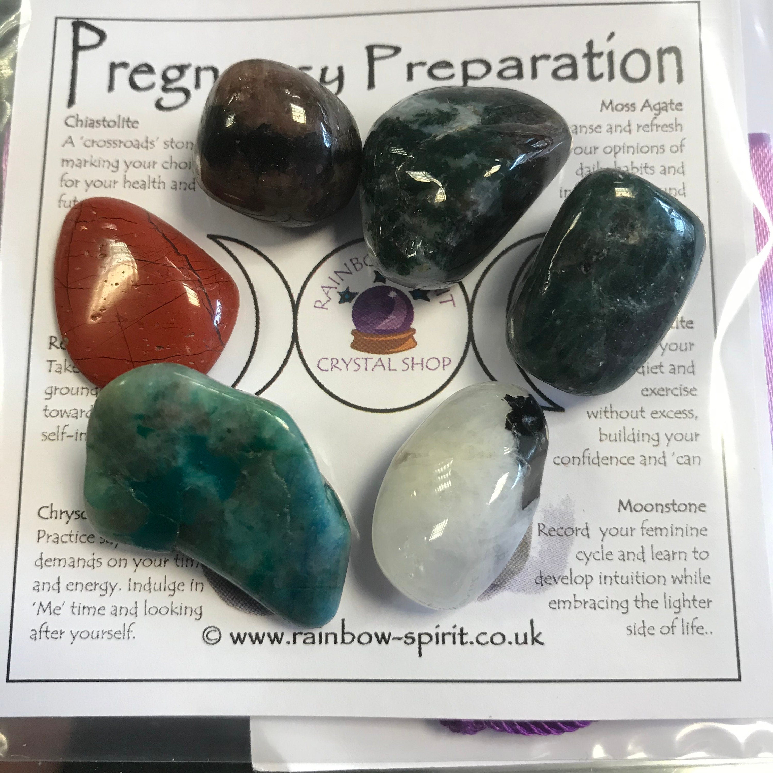 Pregnancy Preparation Crystals Set
