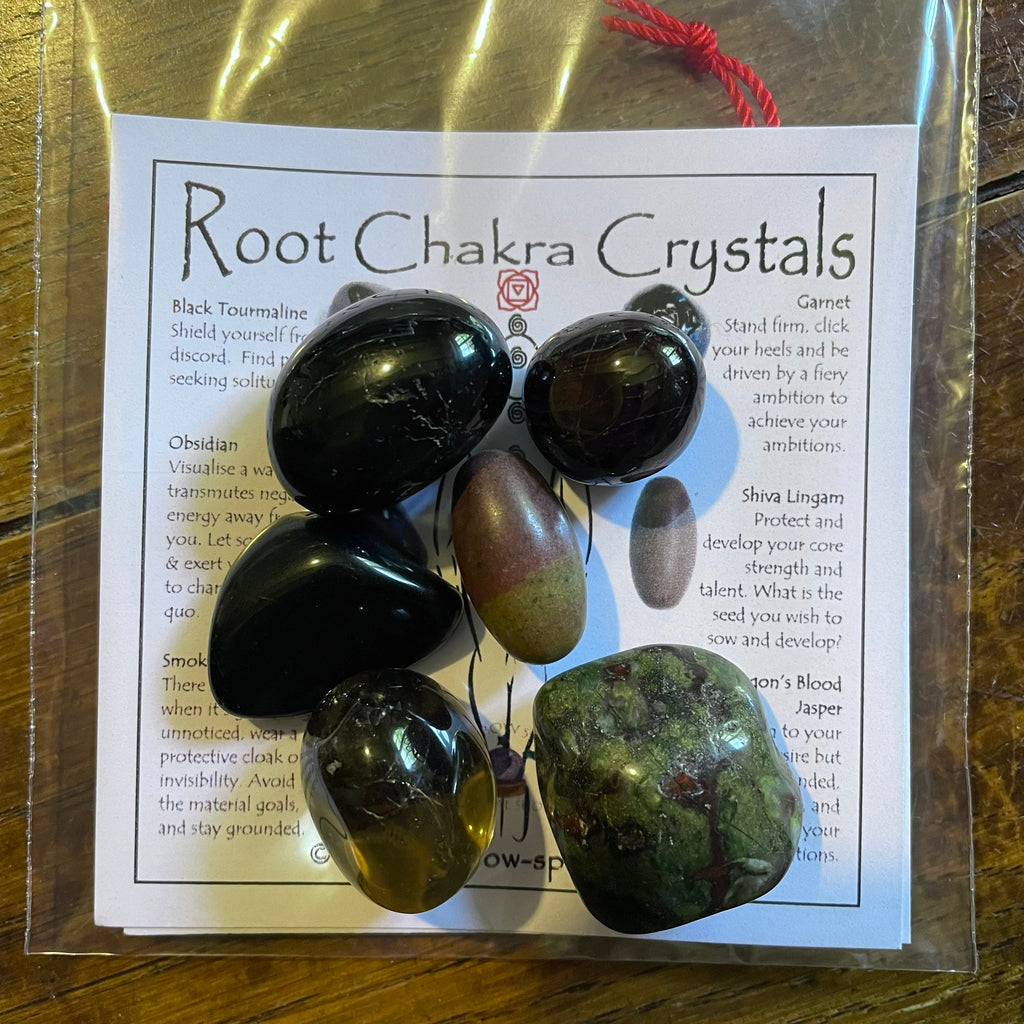 Root Chakra Crystal Set