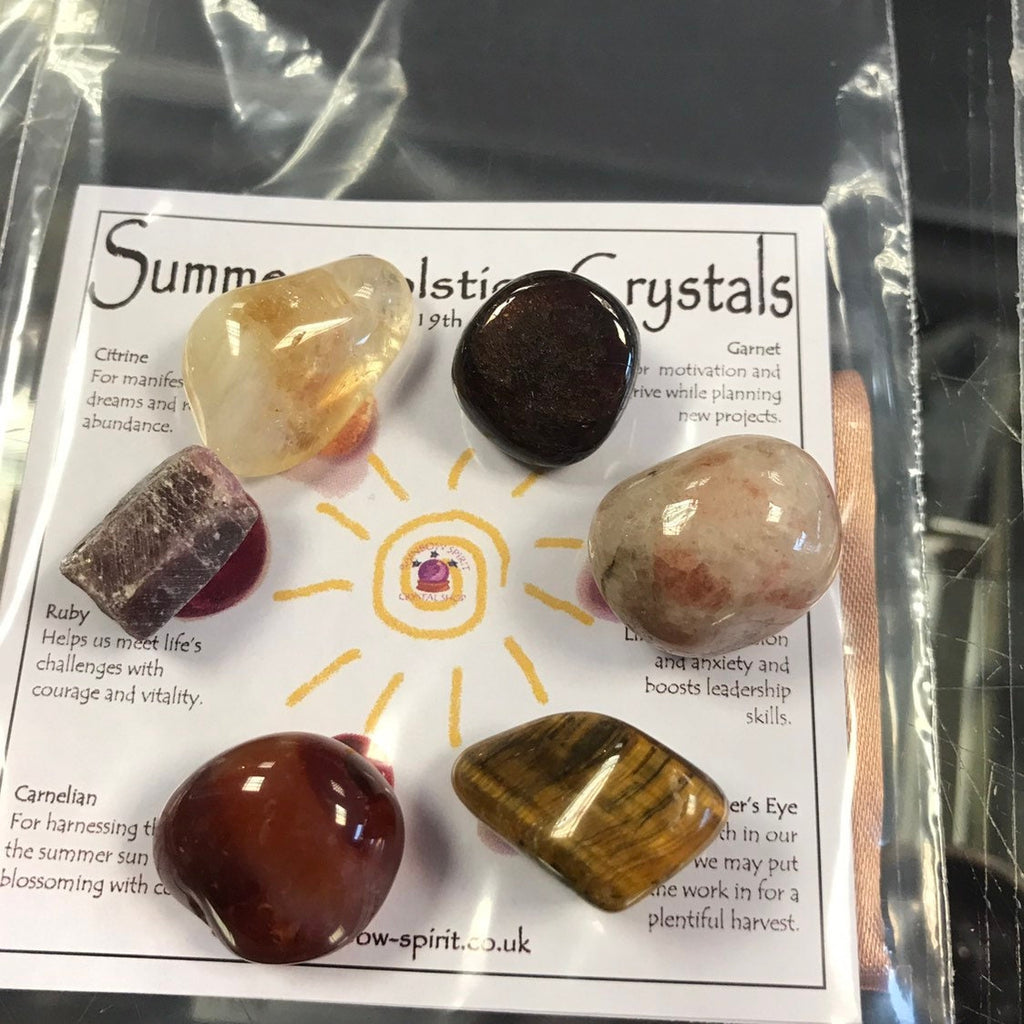 Summer Solstice Litha Crystal Set