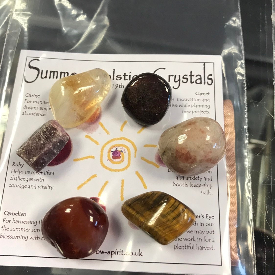 Summer Solstice Litha Crystal Set