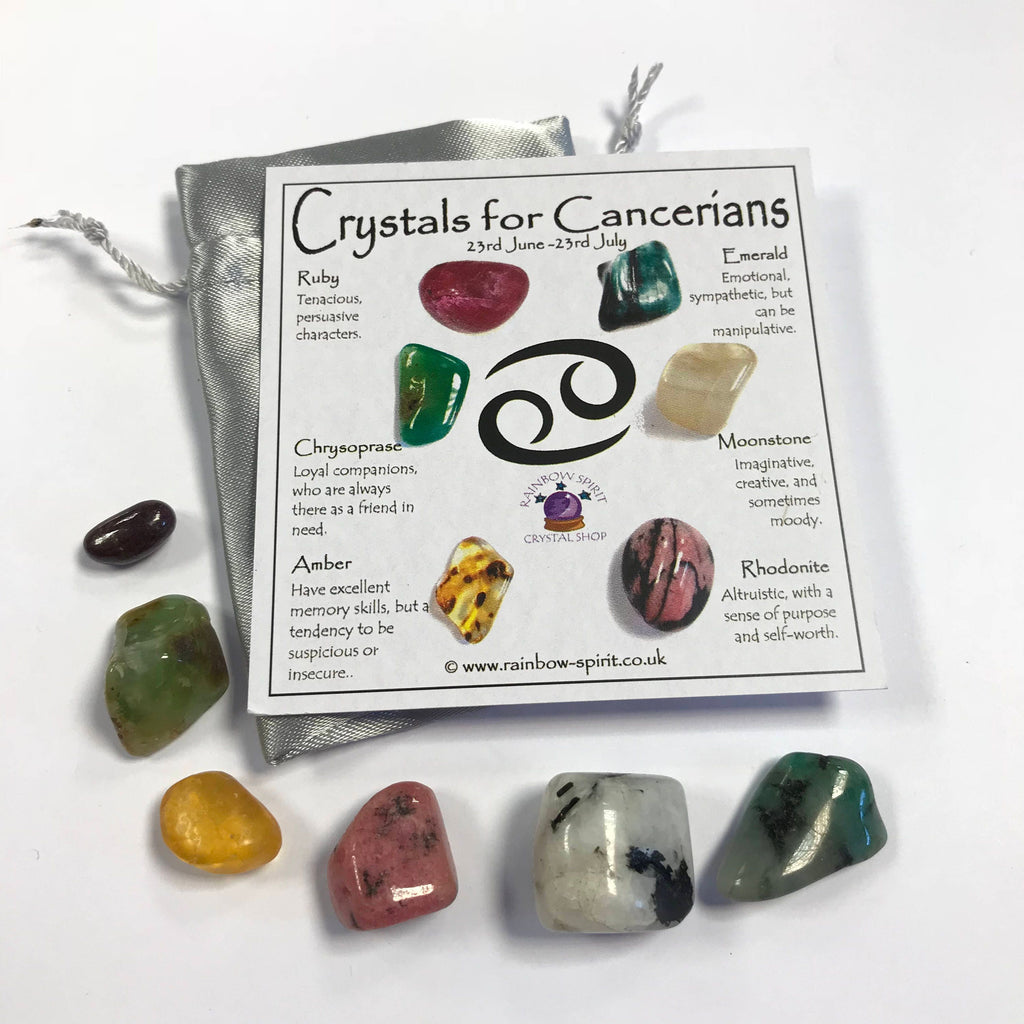 Cancer Birthstones Crystal Set