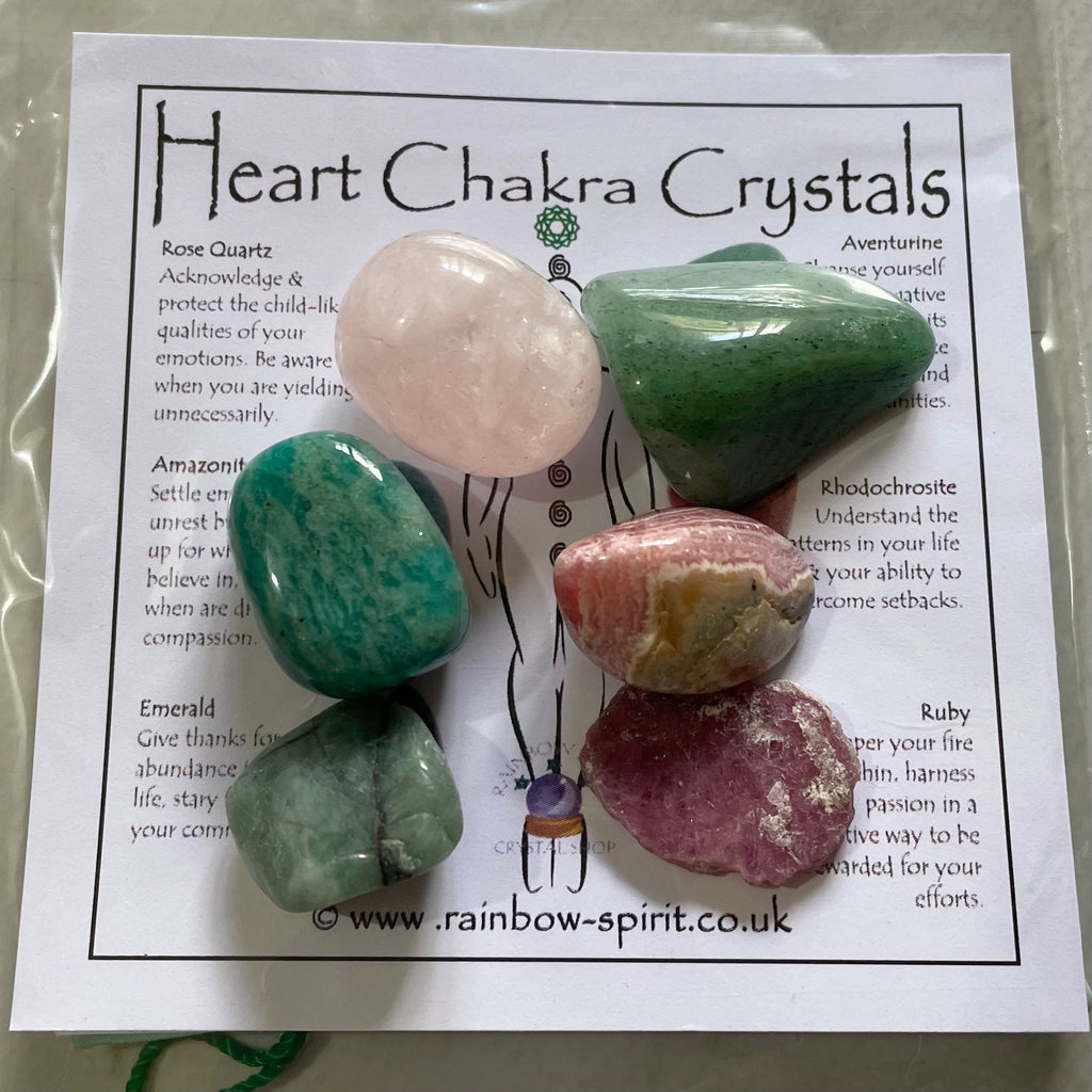 Heart Chakra Crystal Set