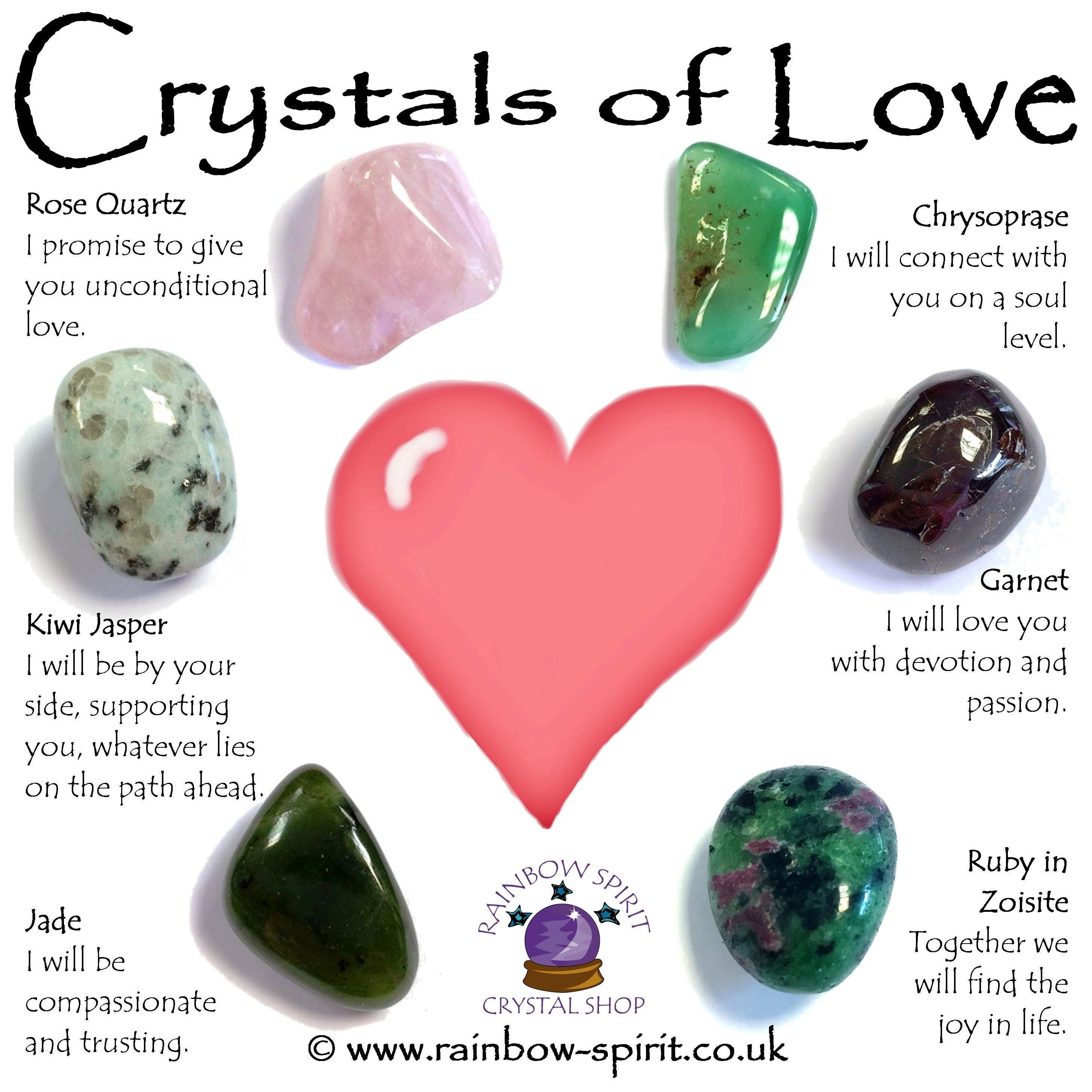 Crystals of Love Set - Anniversary / Valentines