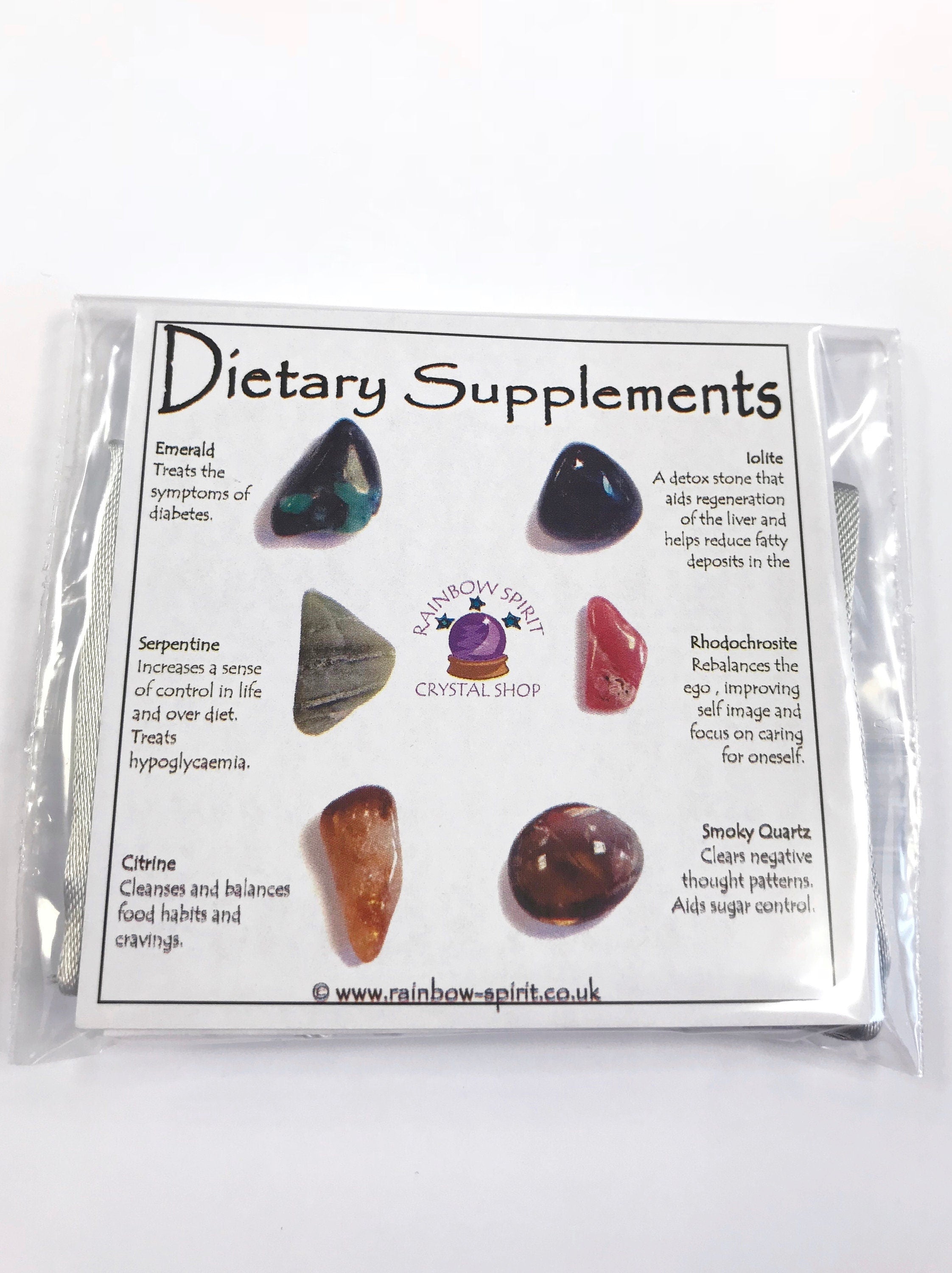 Dietary Supplements Crystal Set