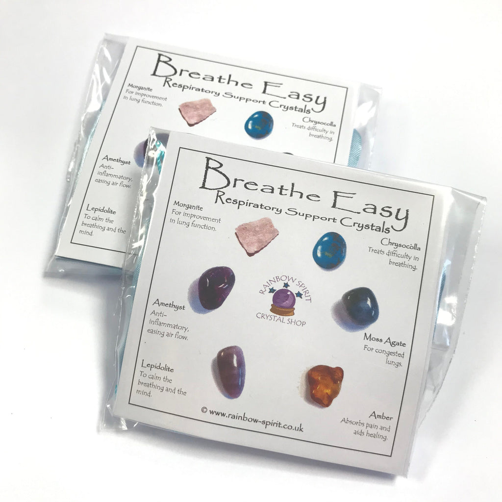 Breathe Easy - Respiratory Support Crystal Set