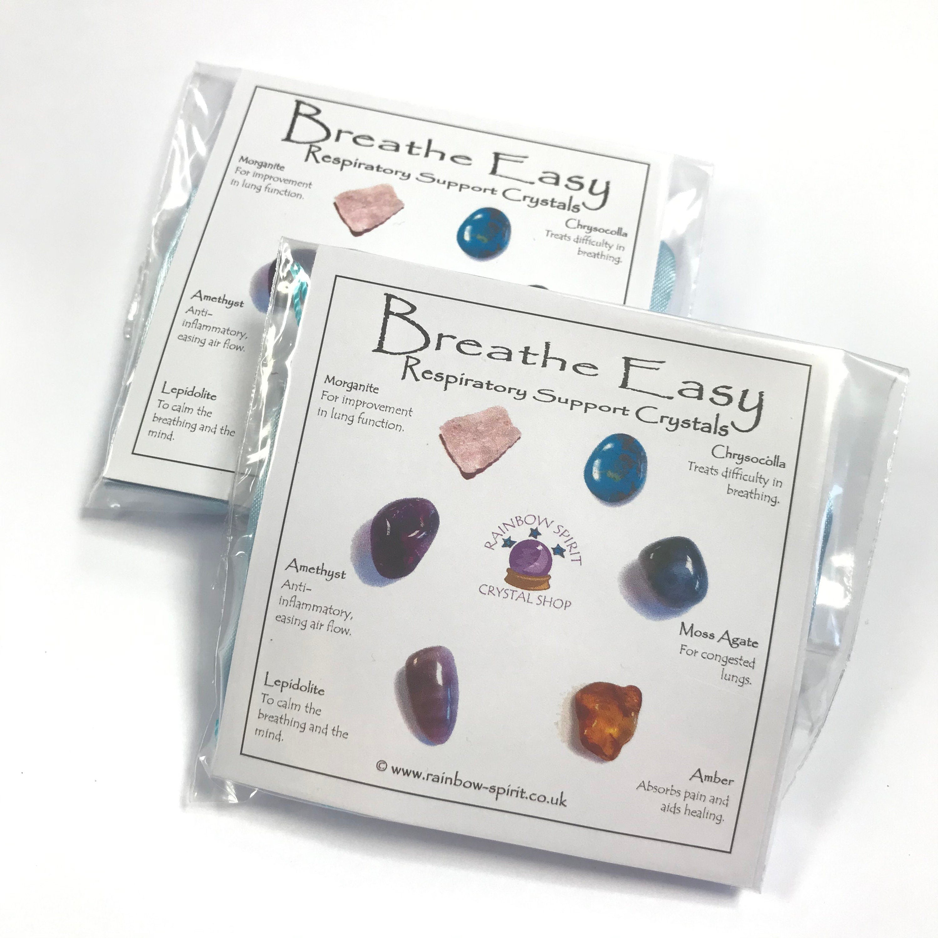 Breathe Easy - Respiratory Support Crystal Set