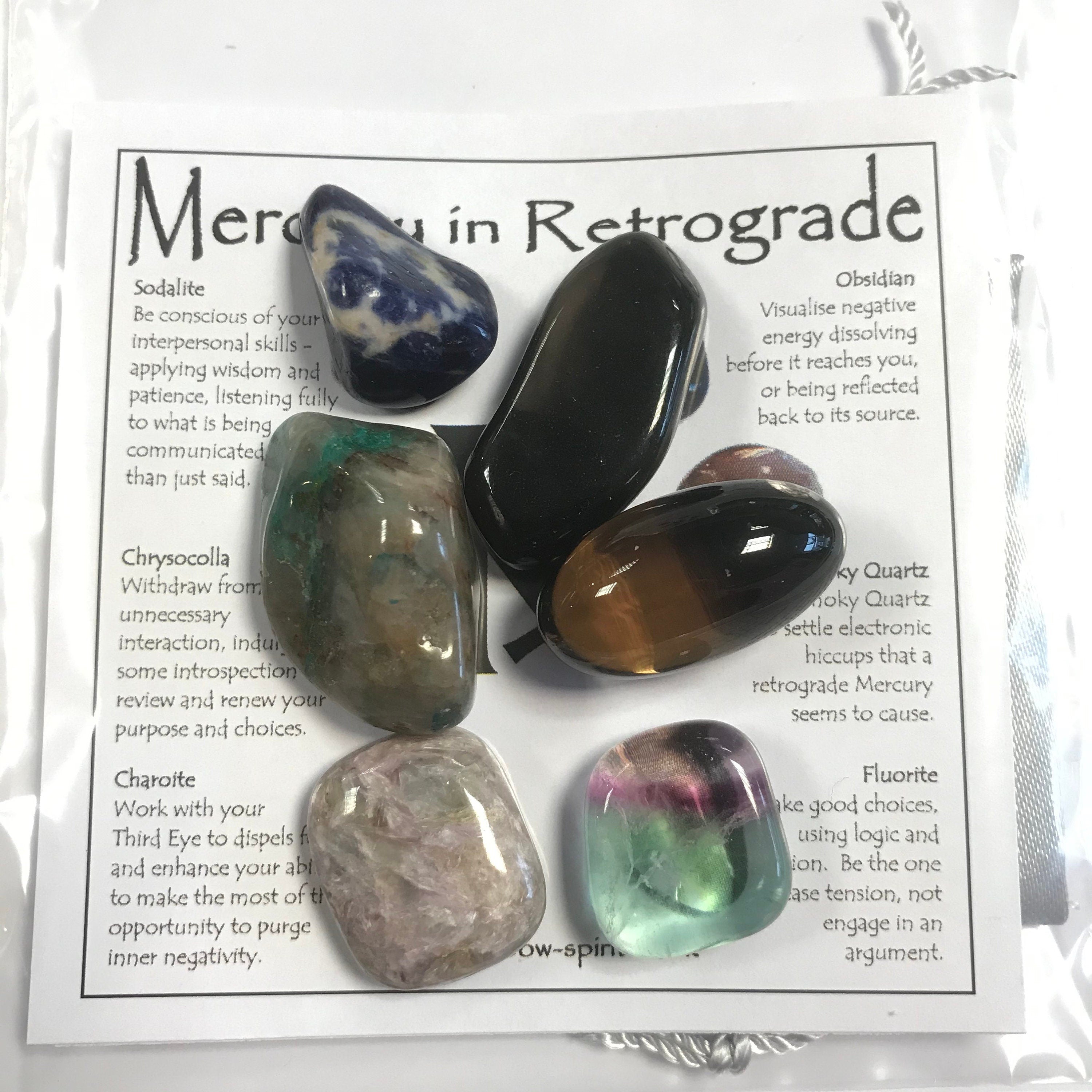 Mercury in Retrograde Crystal Set