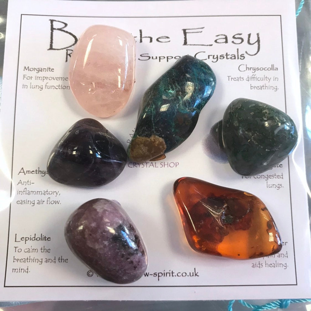 Breathe Easy - Respiratory Support Crystal Set
