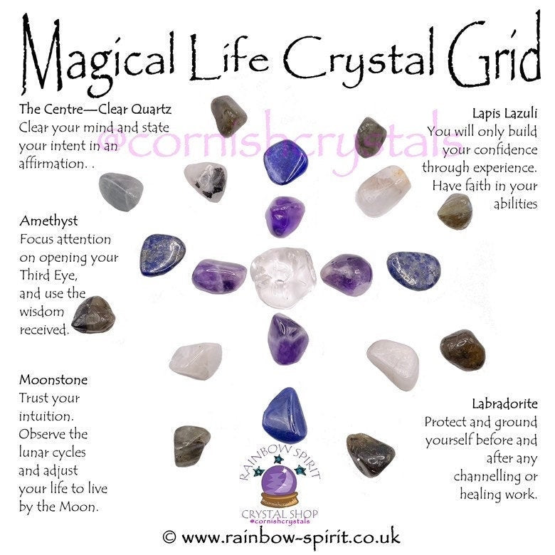Magical Life Crystal Grid Set