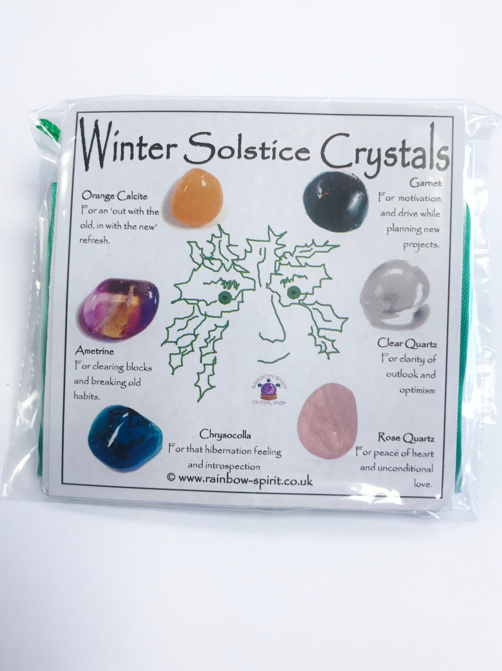 Winter Solstice Yule Crystal Set