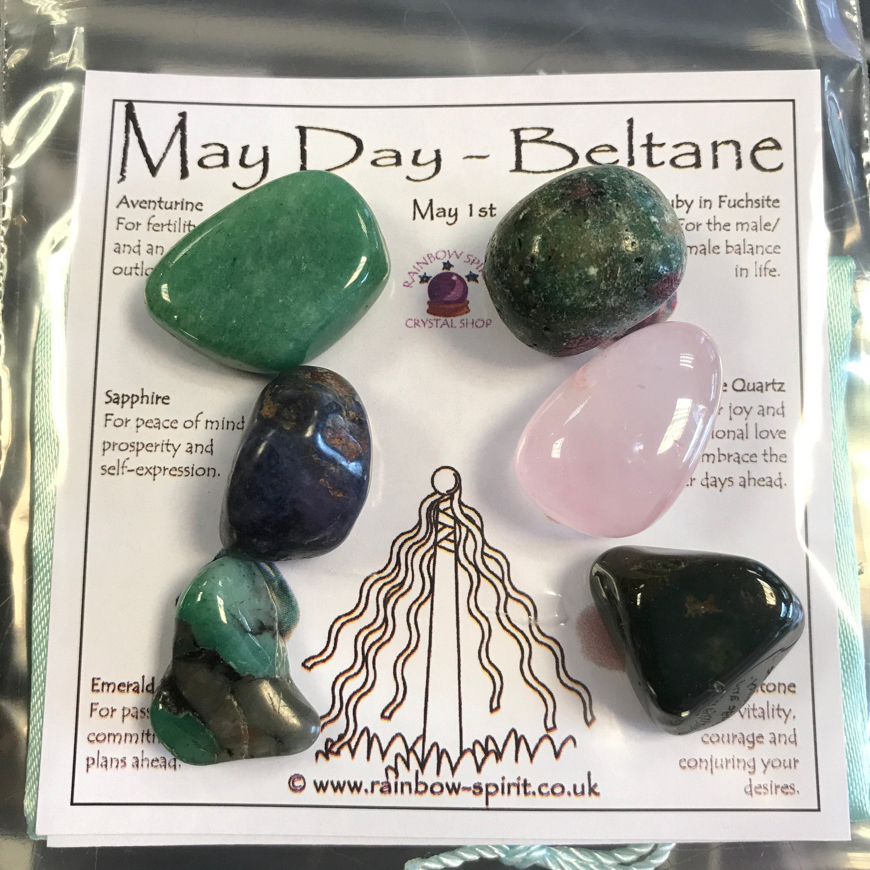 May Day Beltane Crystal Set