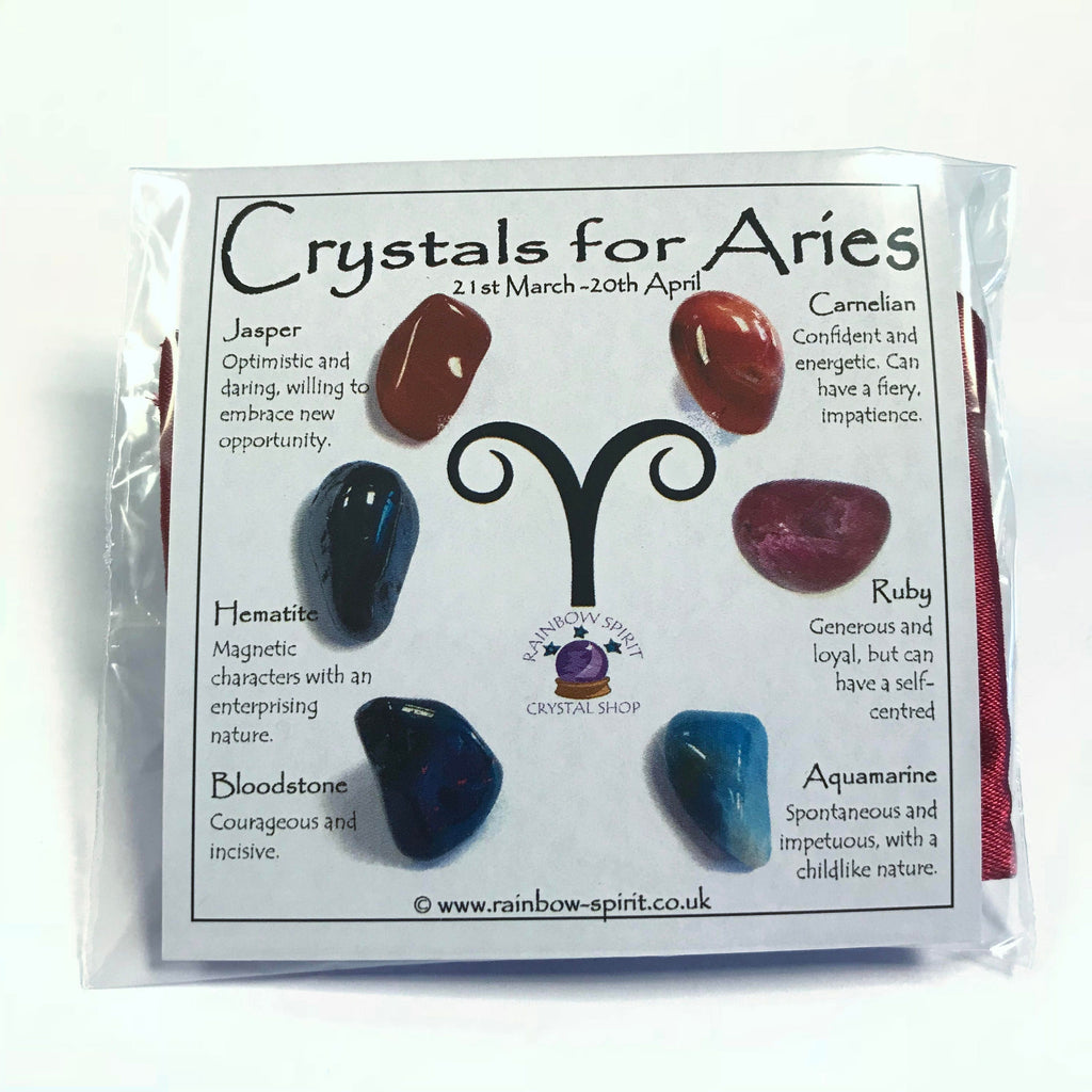 Aries Birthstones Crystal Set