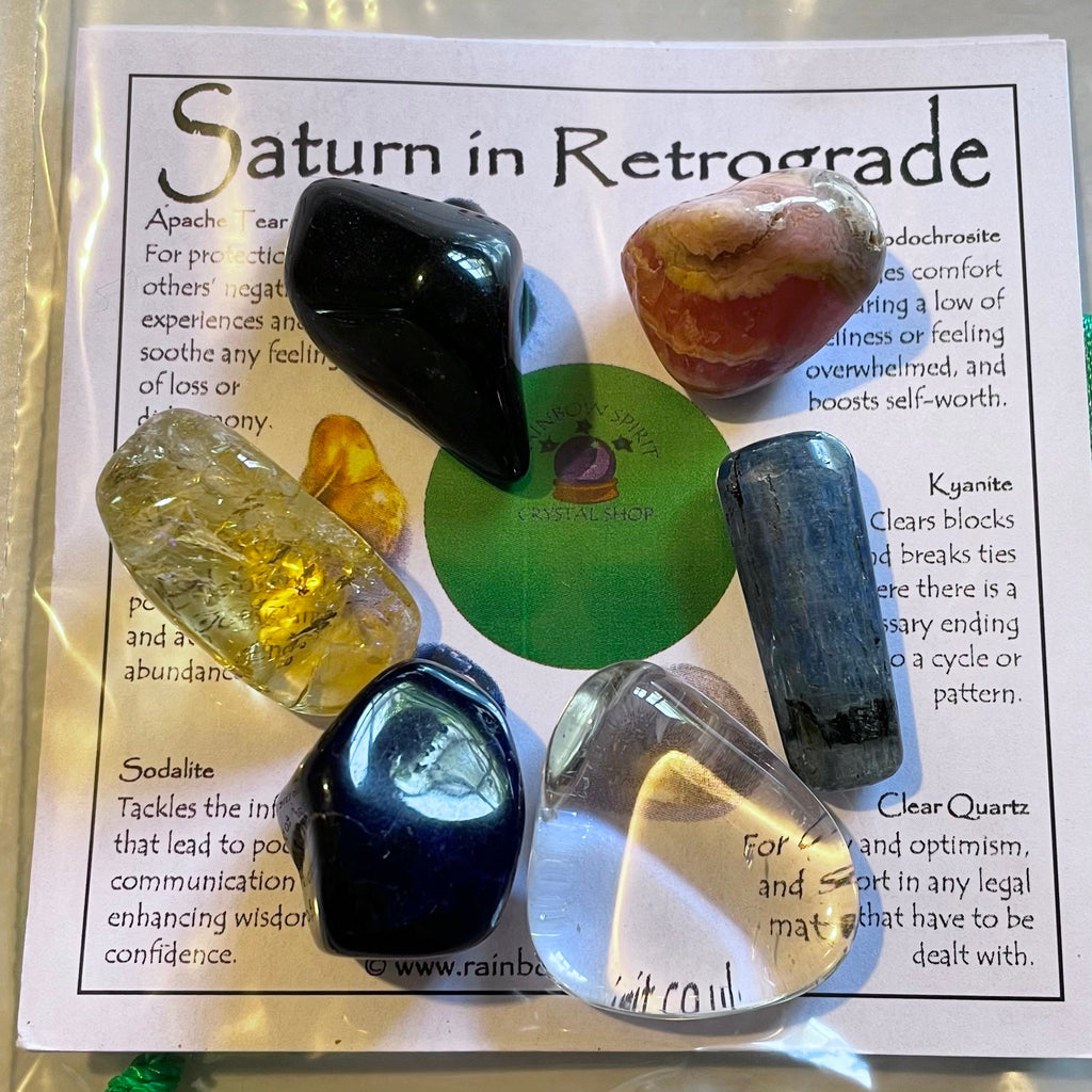 Saturn in Retrograde Crystal Set