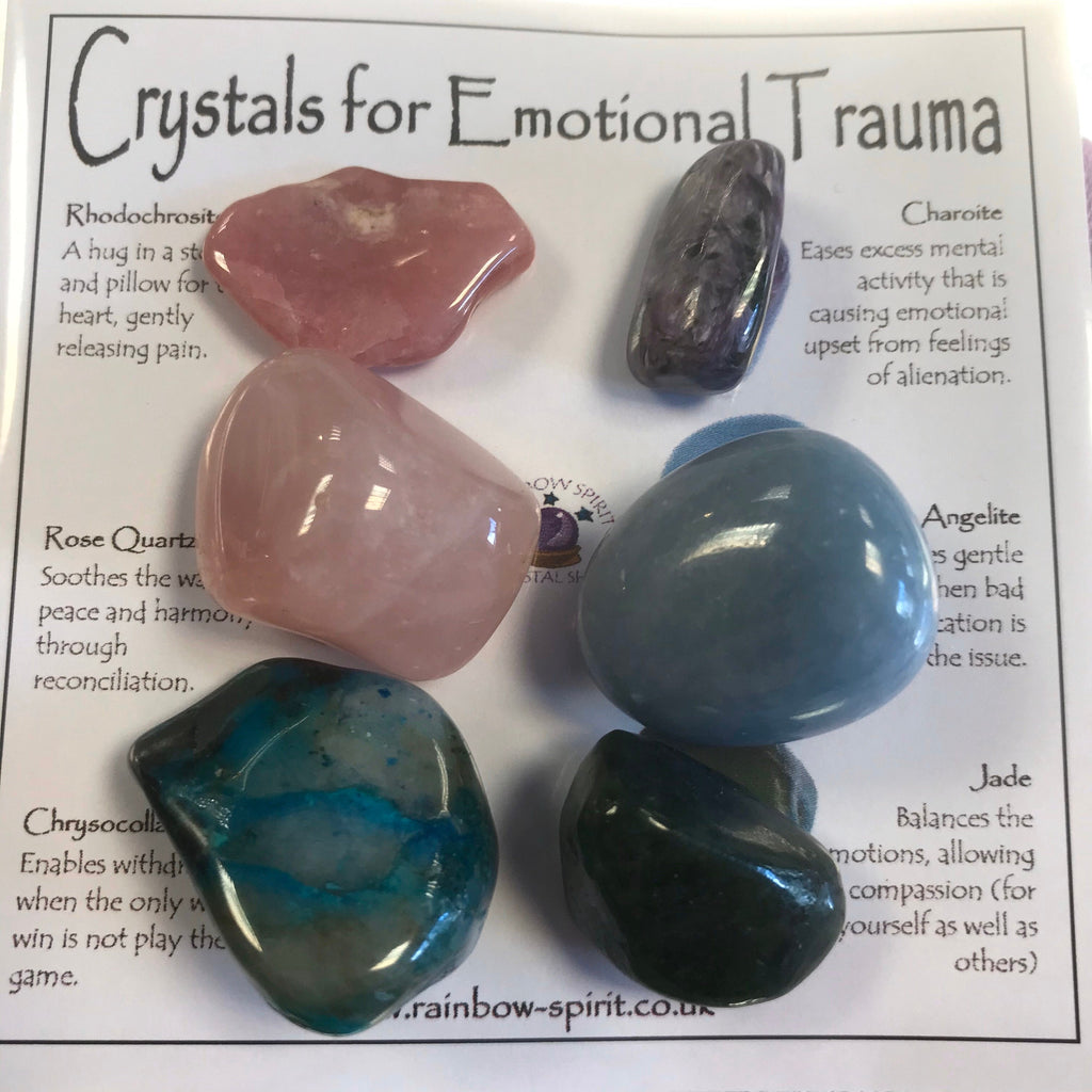 Emotional Trauma Support Crystal Set