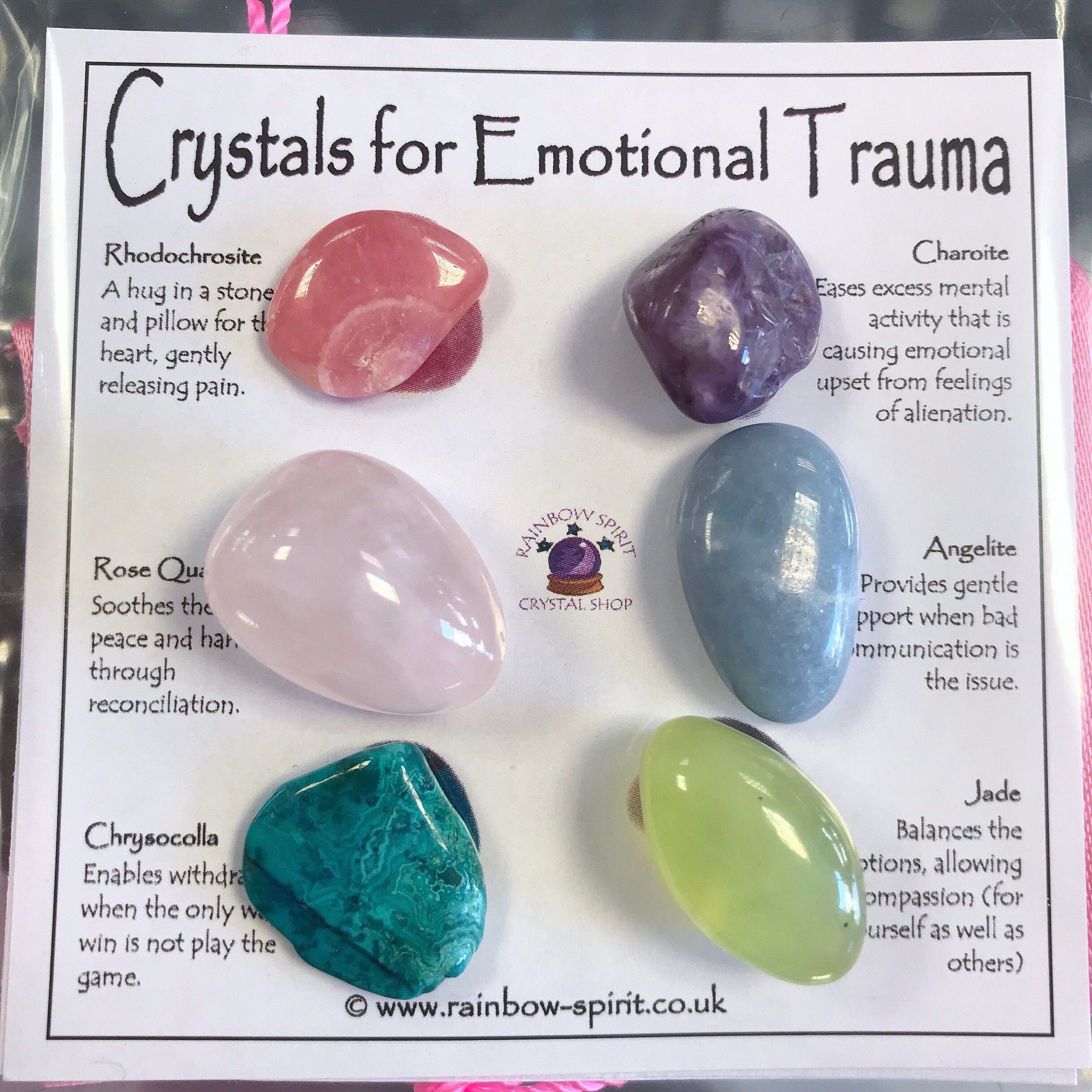 Emotional Trauma Support Crystal Set