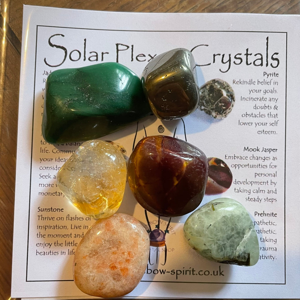 Solar Plexus Chakra Crystal Set