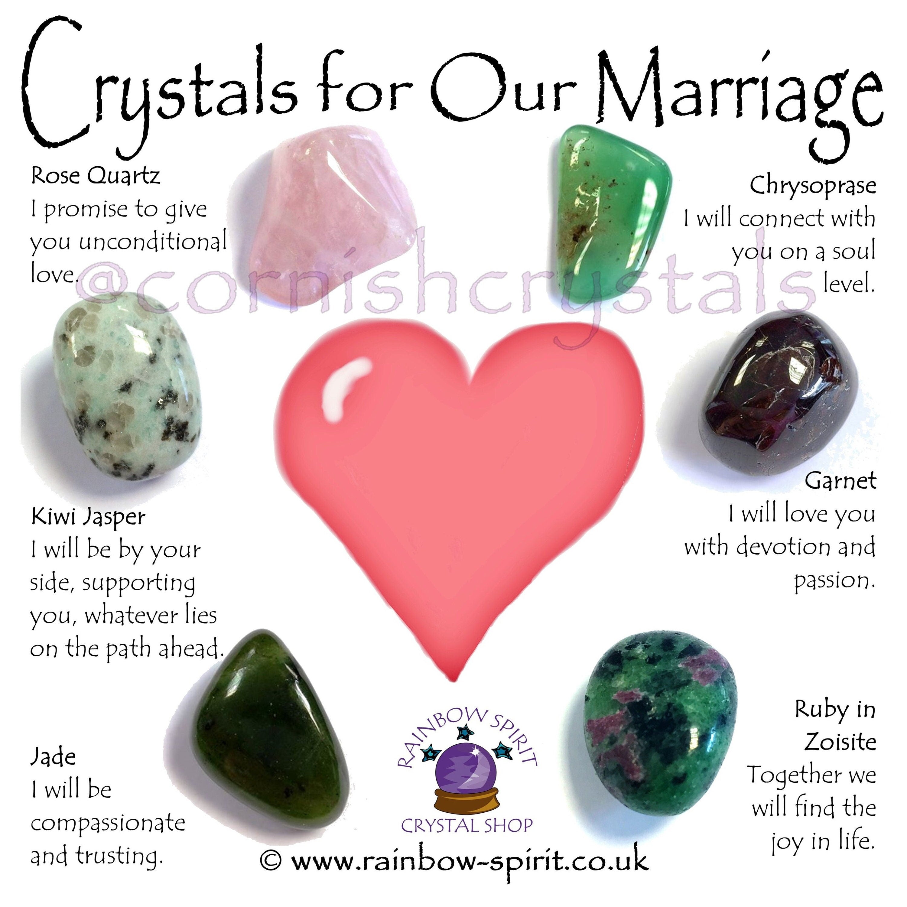 Crystals of Marriage - Gift between Groom & Bride, Wedding Day