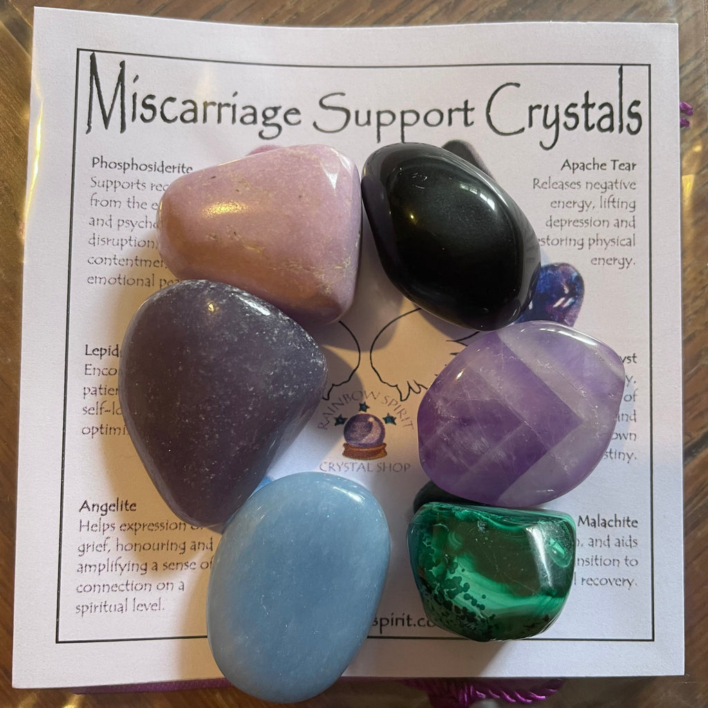 Miscarriage Support Crystal Set