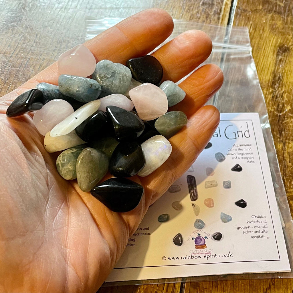 Meditation Crystal Grid Set