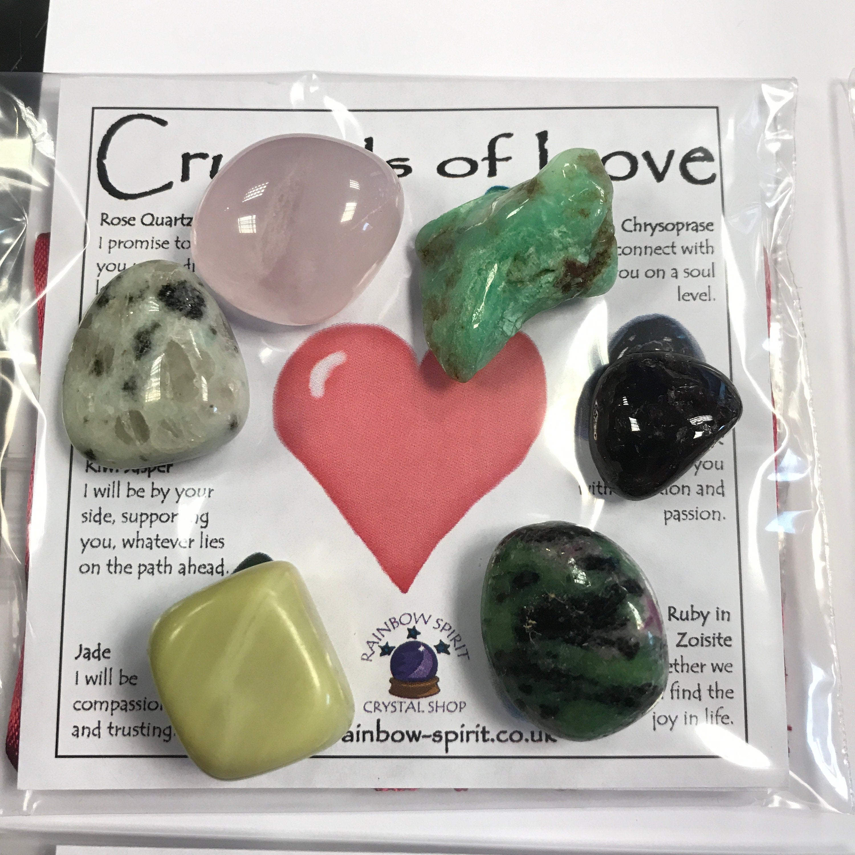 Crystals of Love Set - Anniversary / Valentines