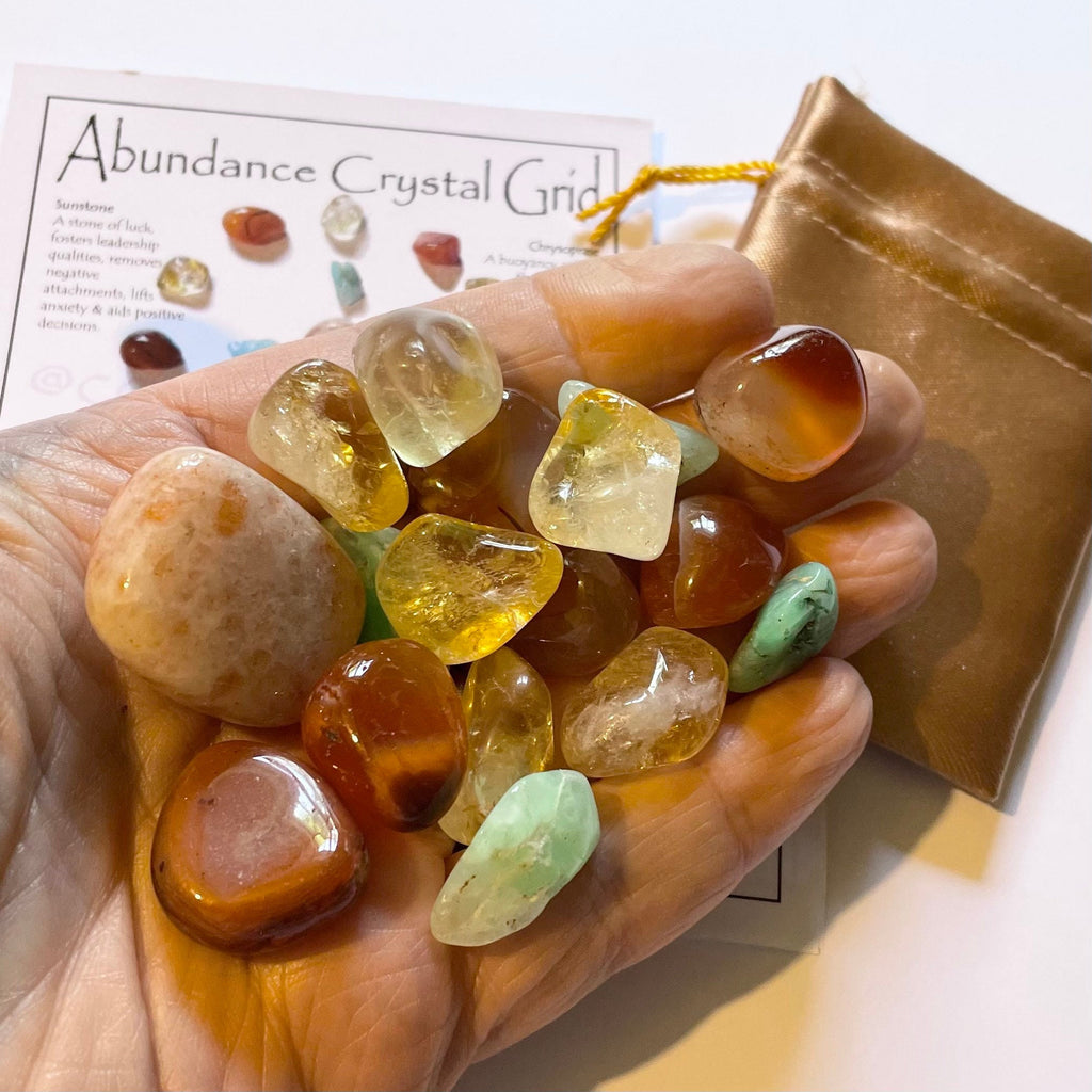 Abundance Crystal Grid Set