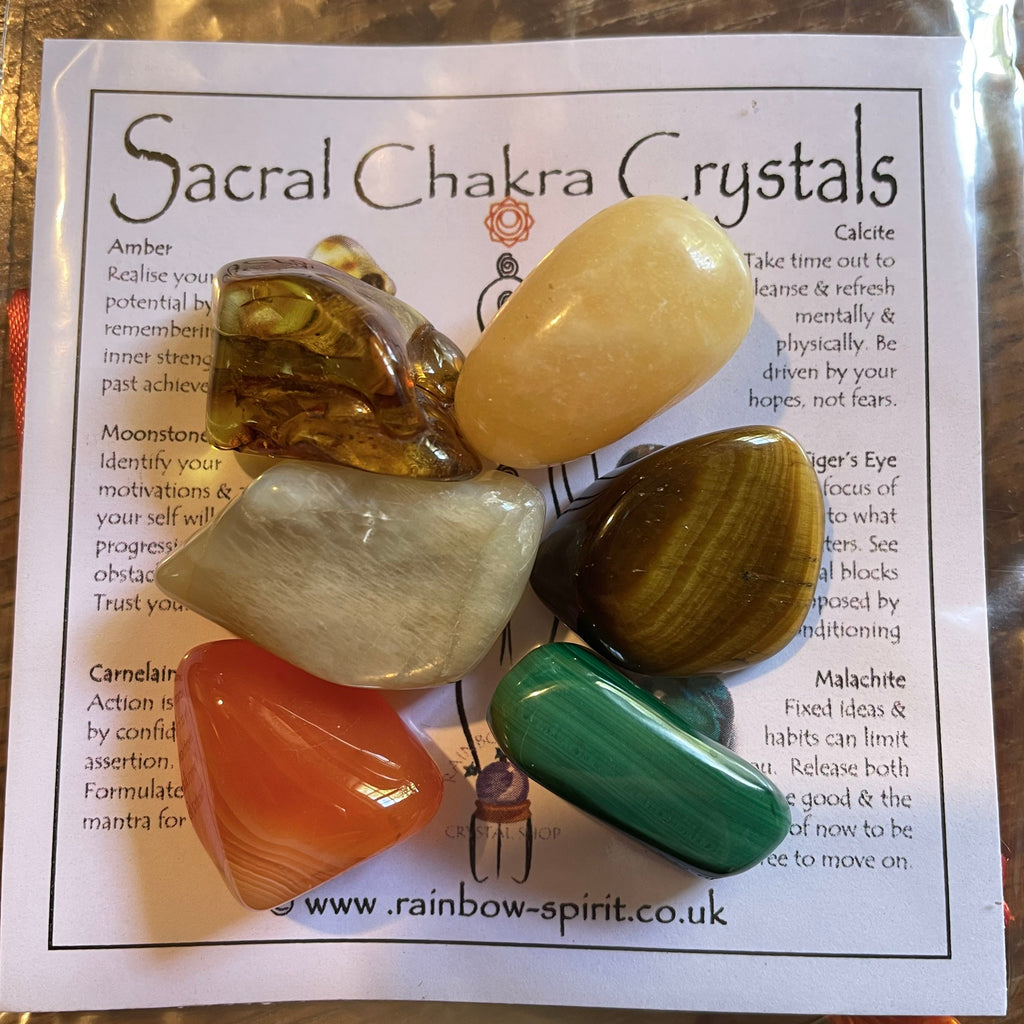 Sacral Chakra Crystal Set