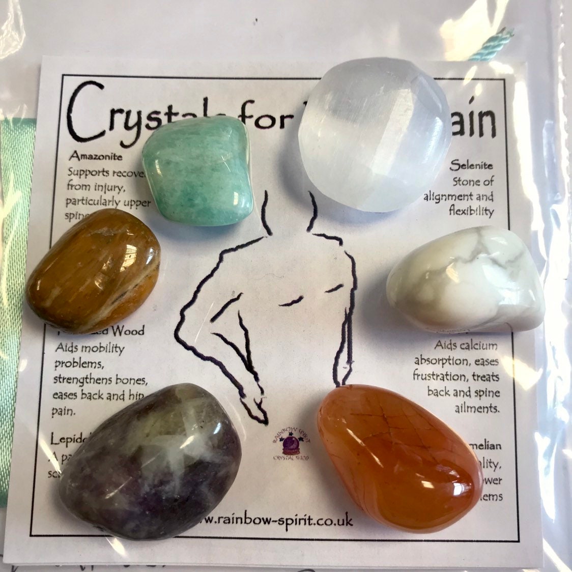 Crystal Set for Back Pain