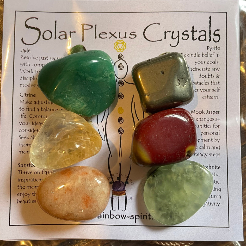 Solar Plexus Chakra Crystal Set