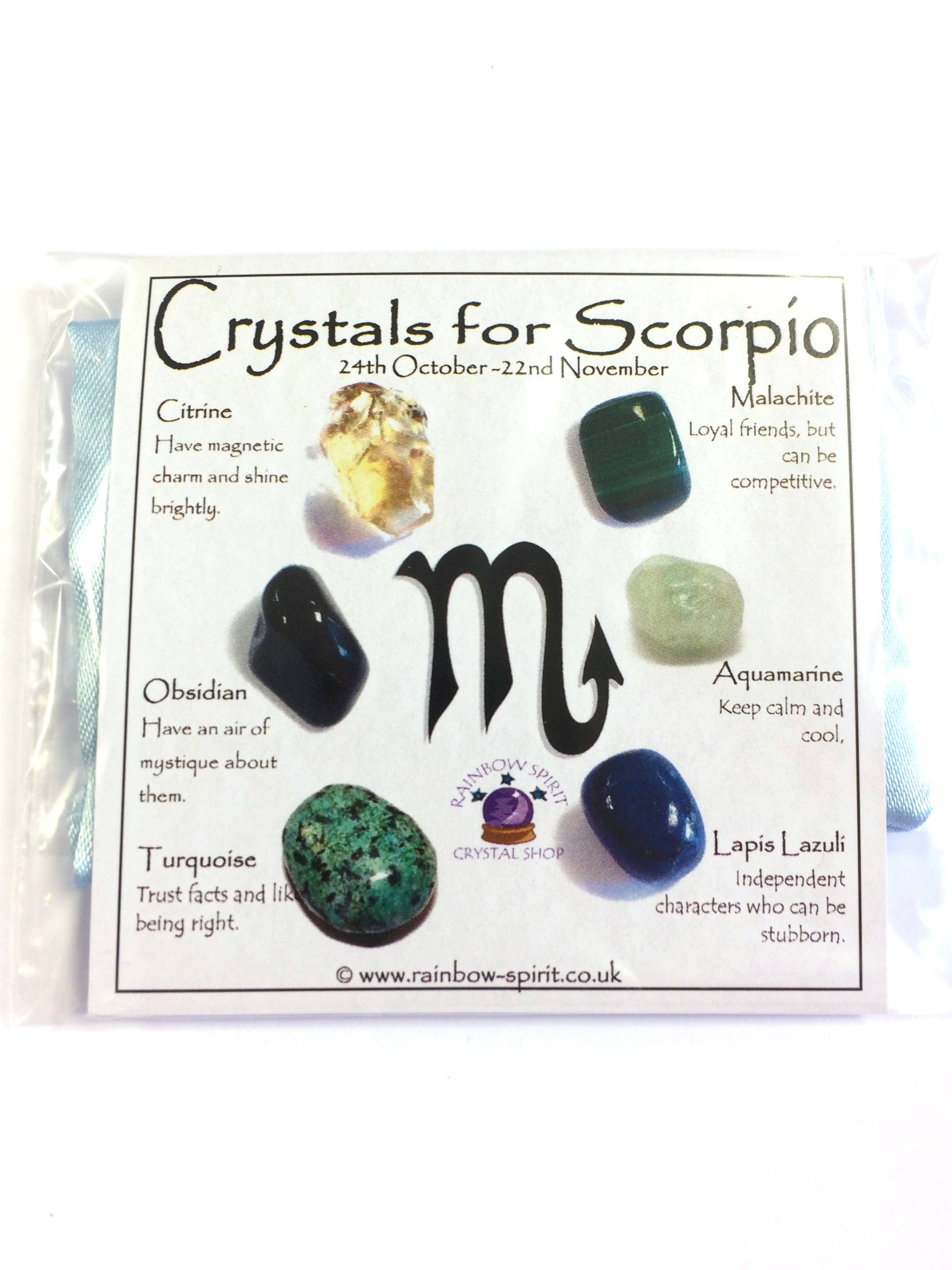 Scorpio Birthstones Crystal Set