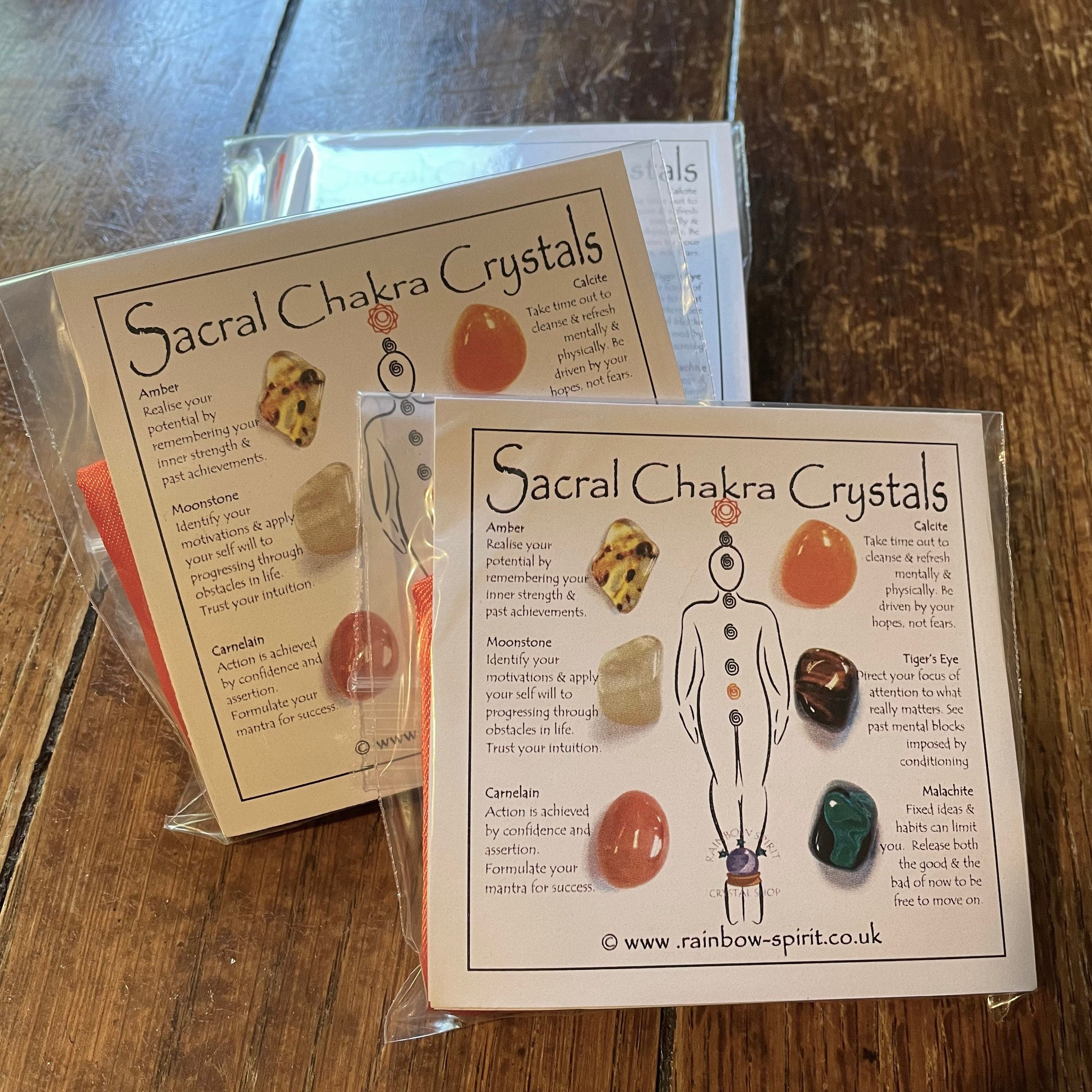 Sacral Chakra Crystal Set