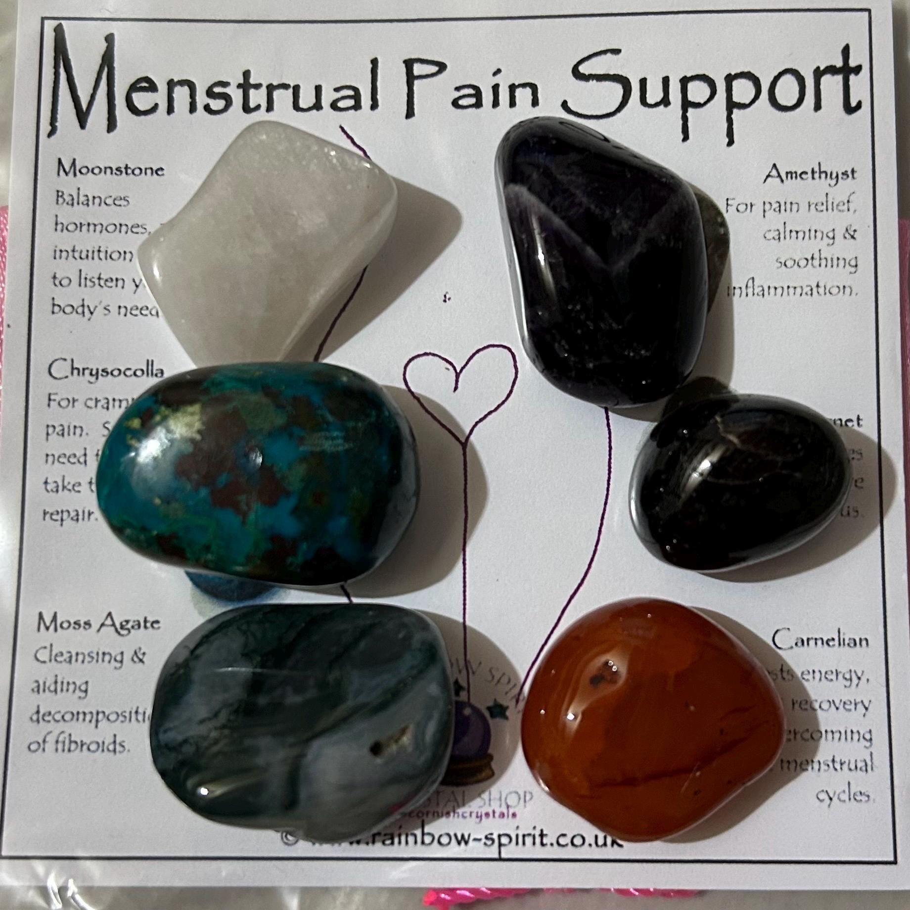 Menstrual Support Crystal Set