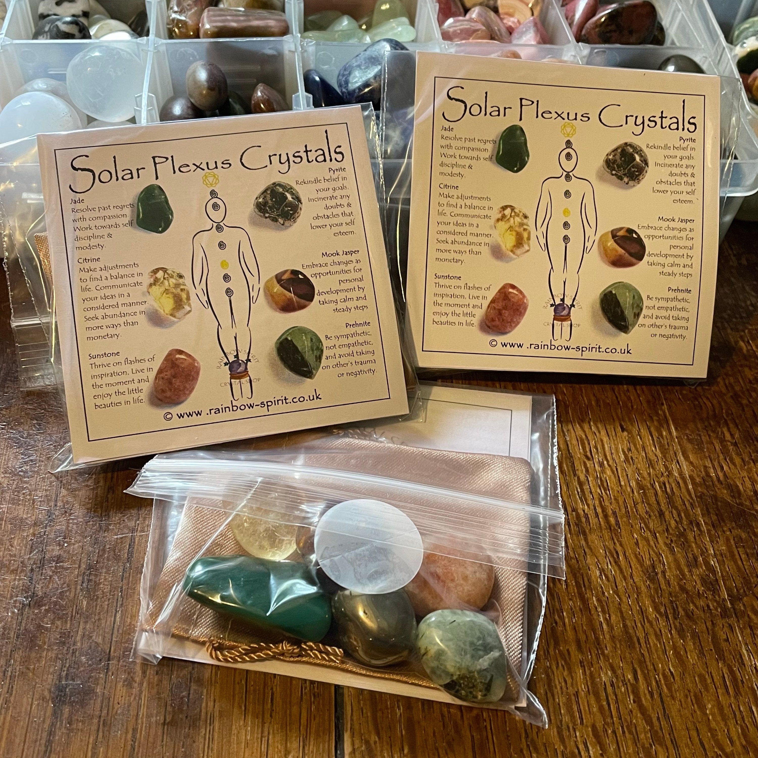 Solar Plexus Chakra Crystal Set