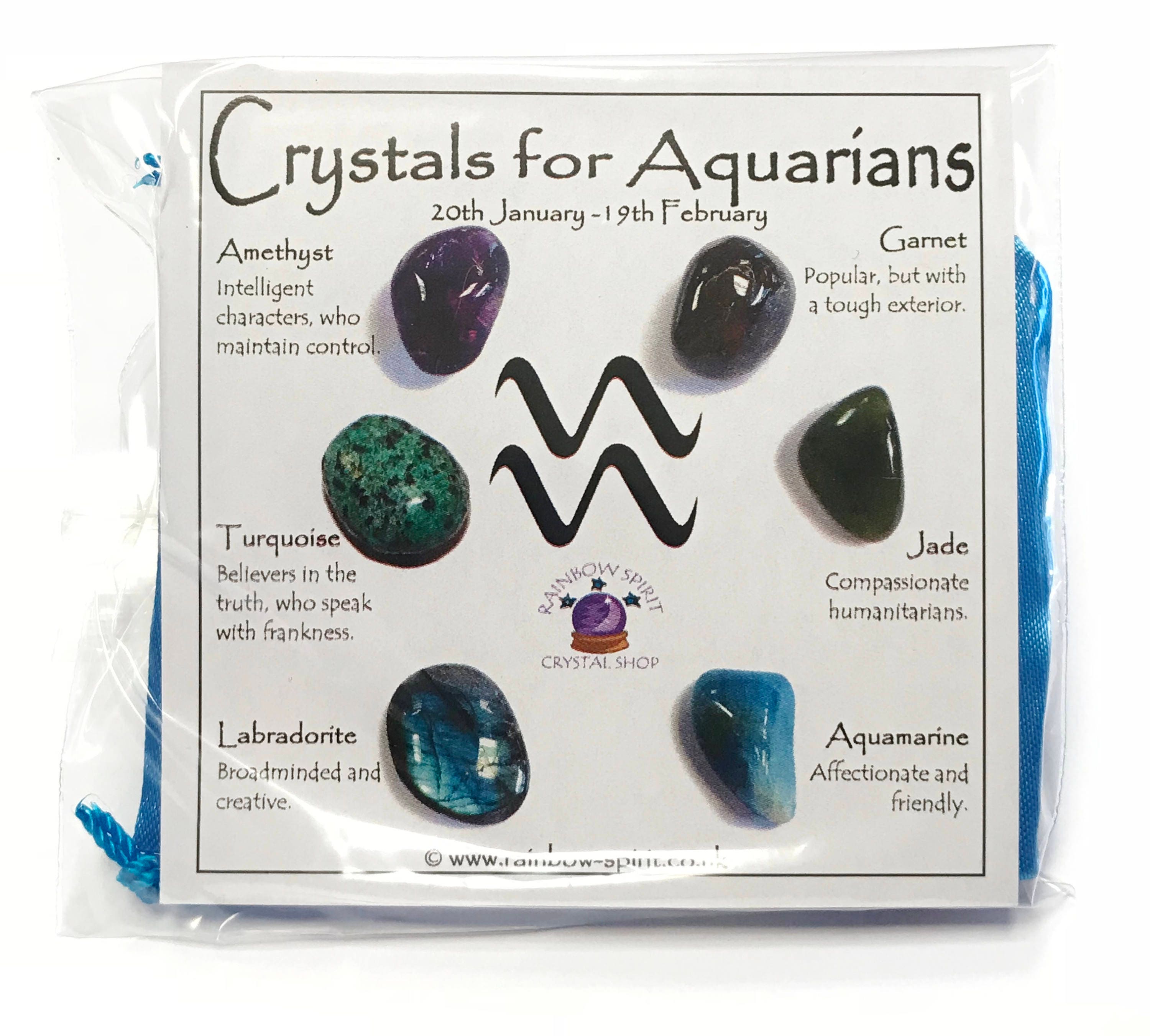 Aquarius Birthstones Crystal Set