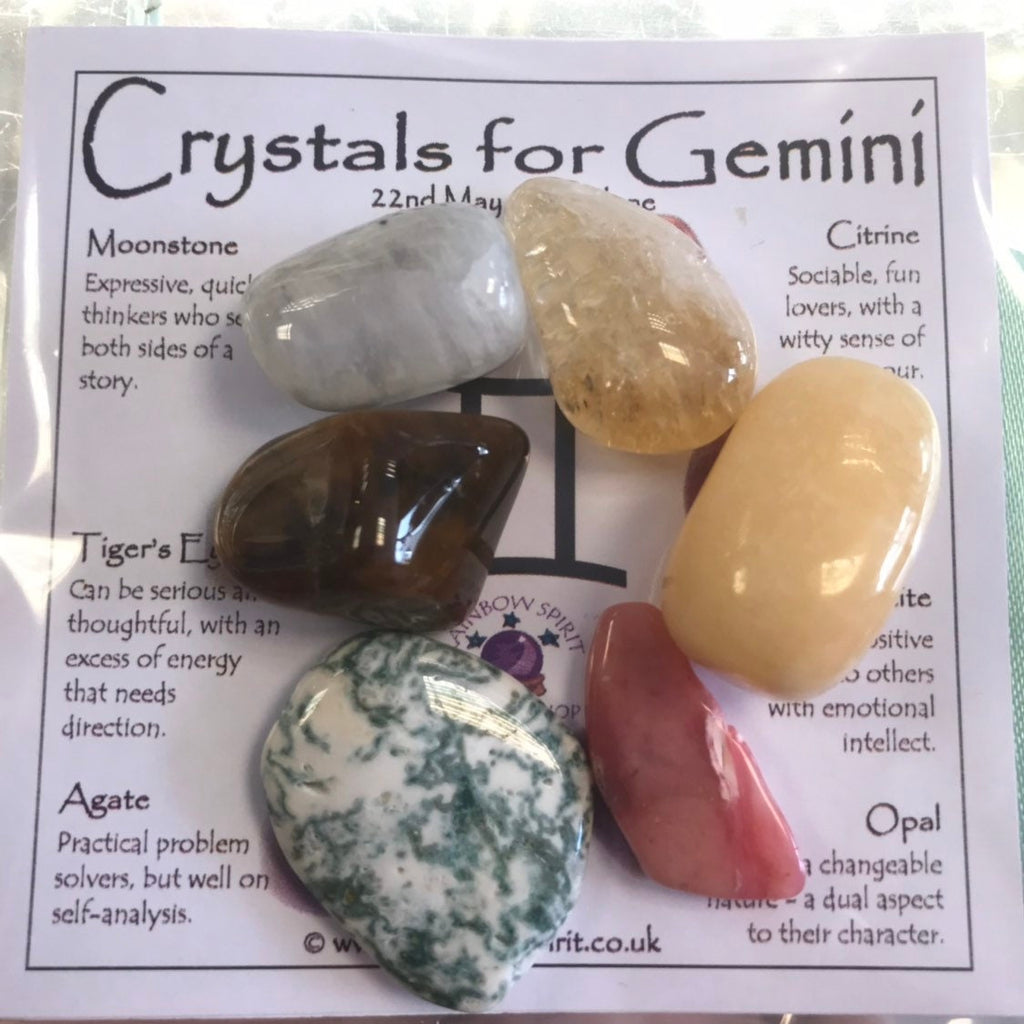 Gemini Birthstones Crystal Set