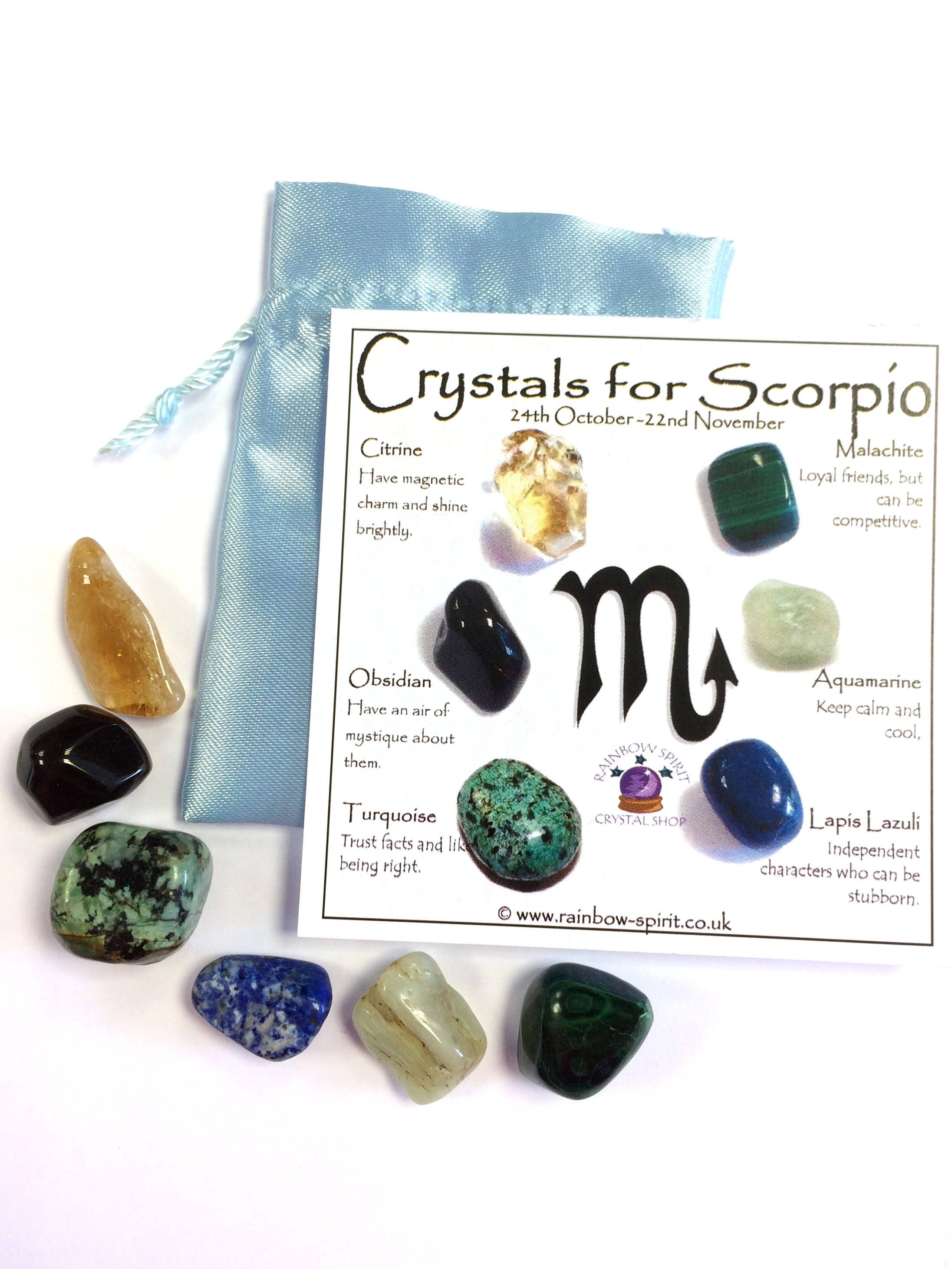 Scorpio Birthstones Crystal Set