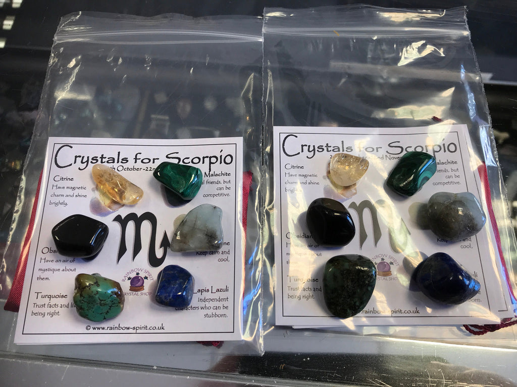 Scorpio Birthstones Crystal Set