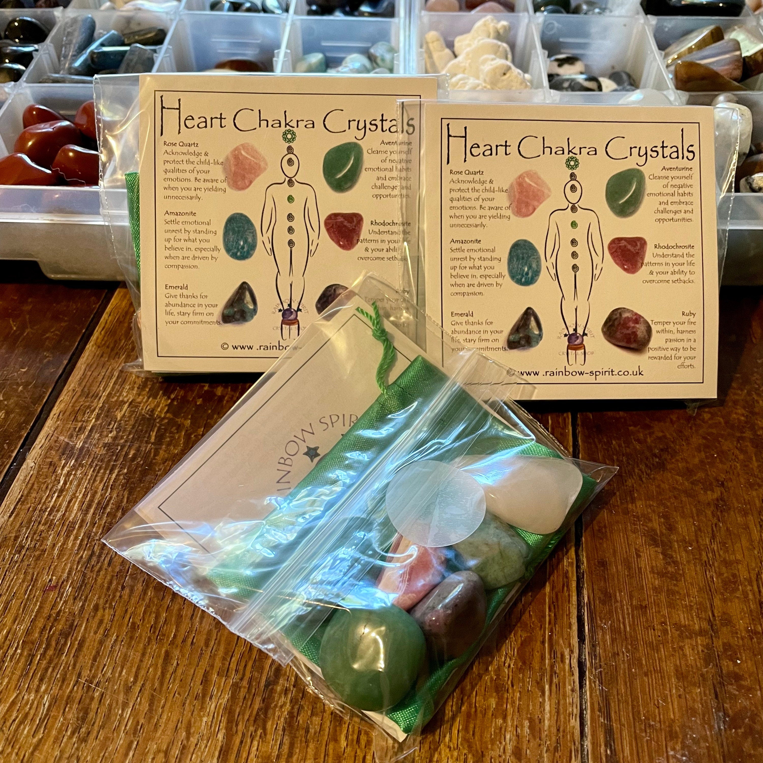 Heart Chakra Crystal Set